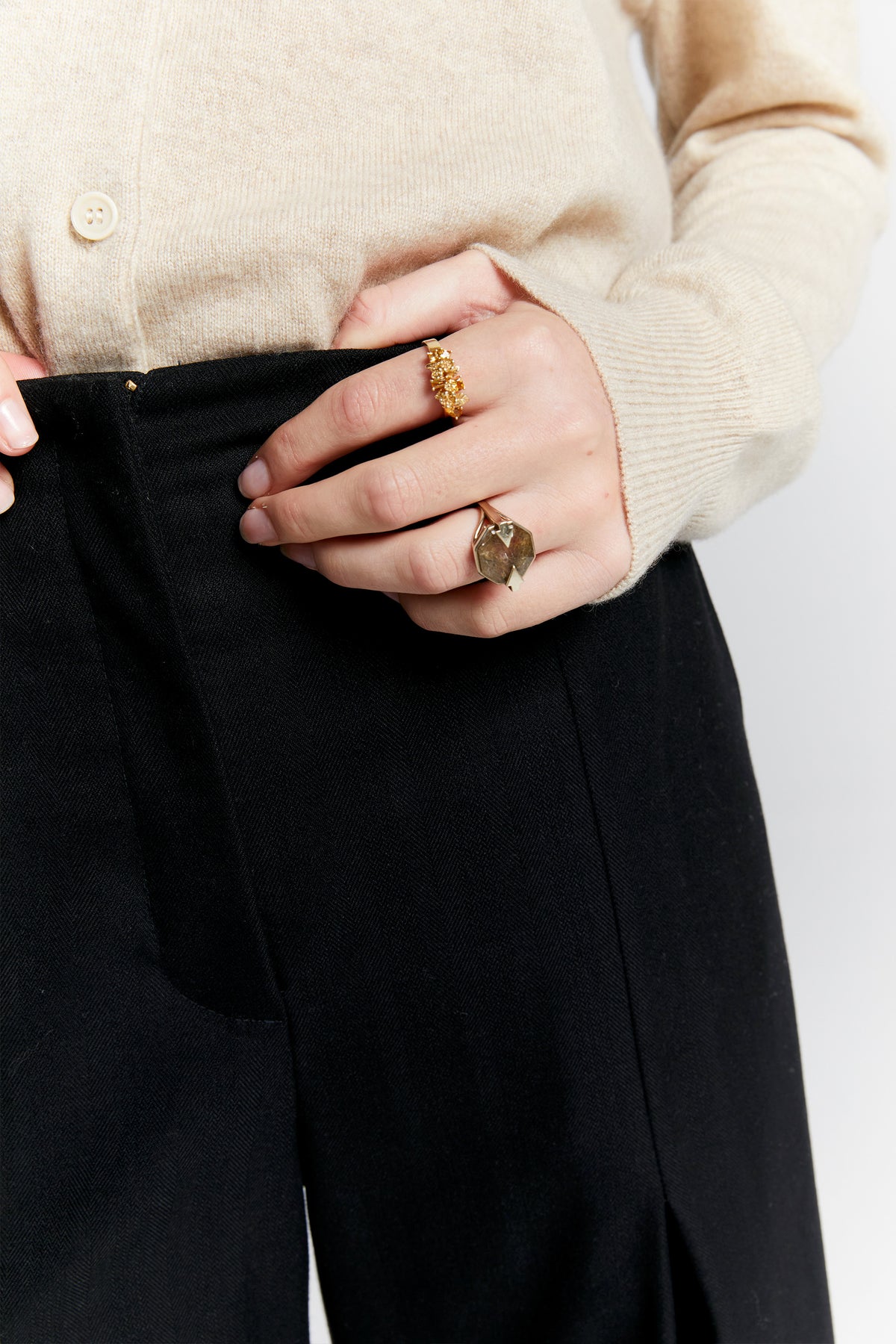 Karen Walker Pioneer Trouser // Black