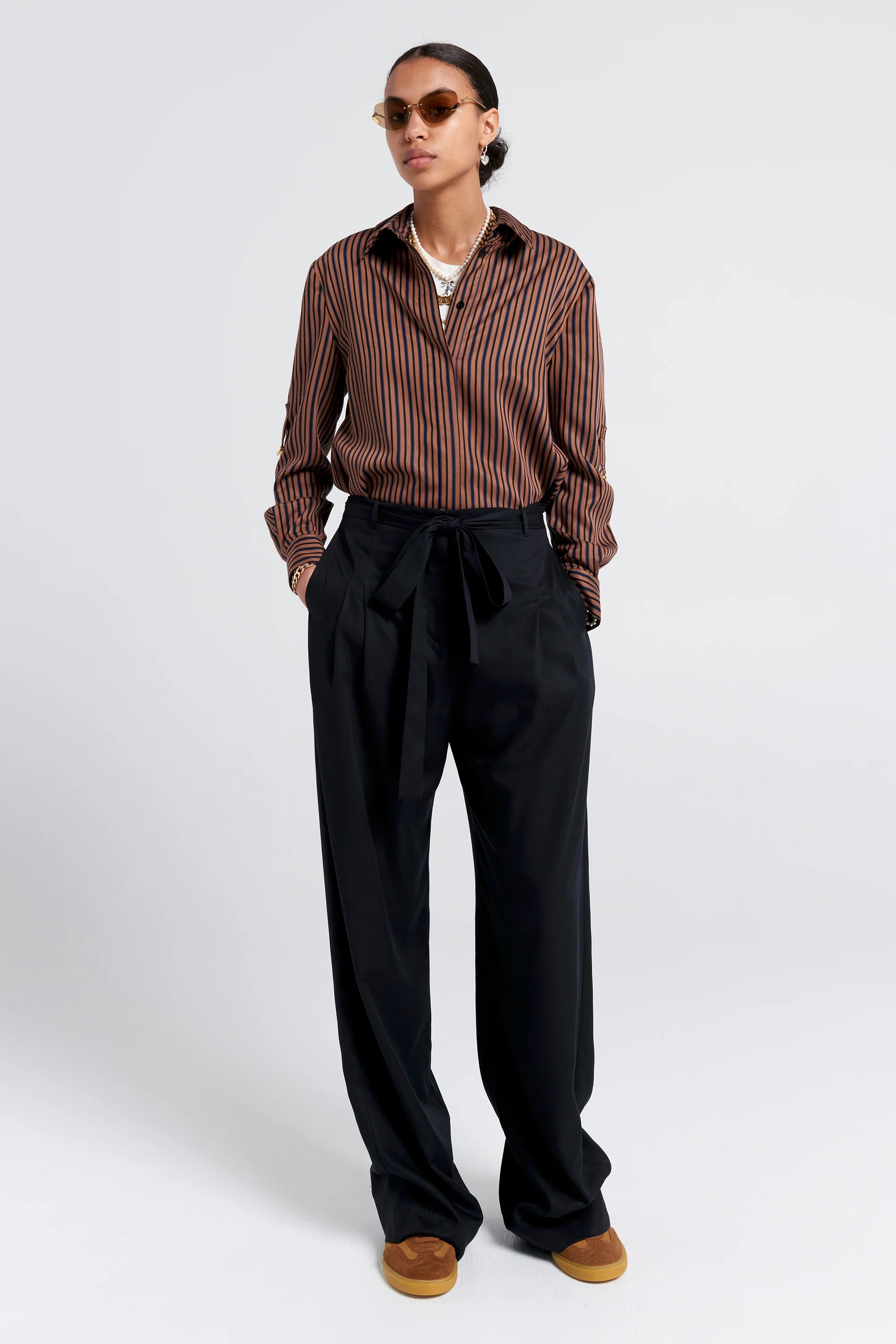 Karen Walker Avenue Pants // Black