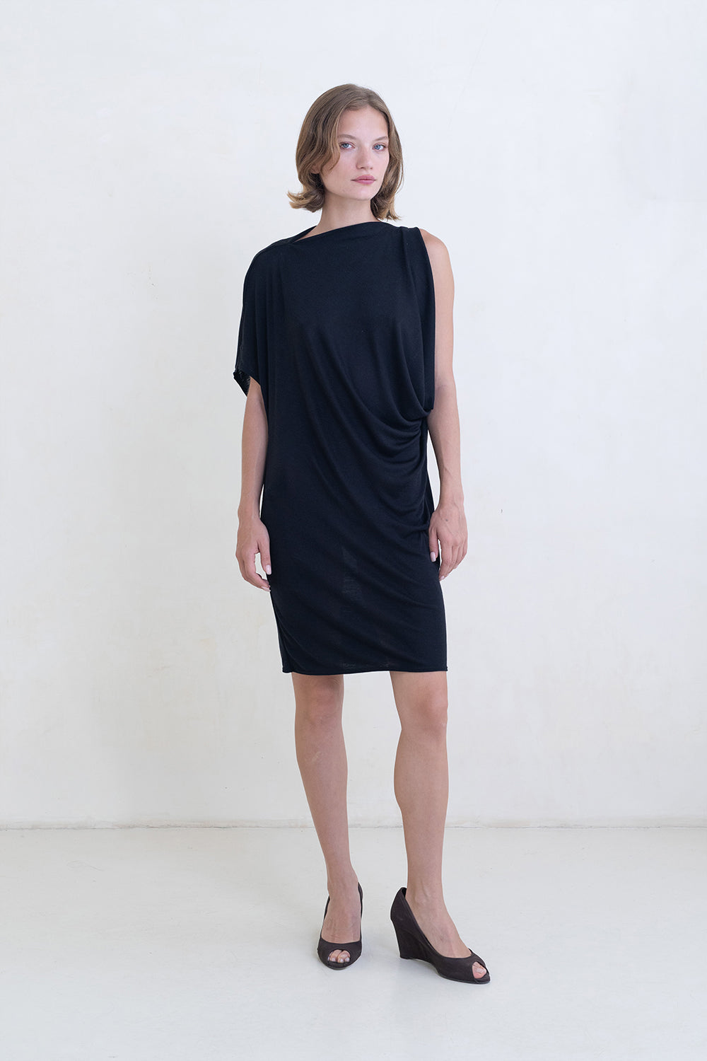 Belle Anna Ornament Mini Dress // Black