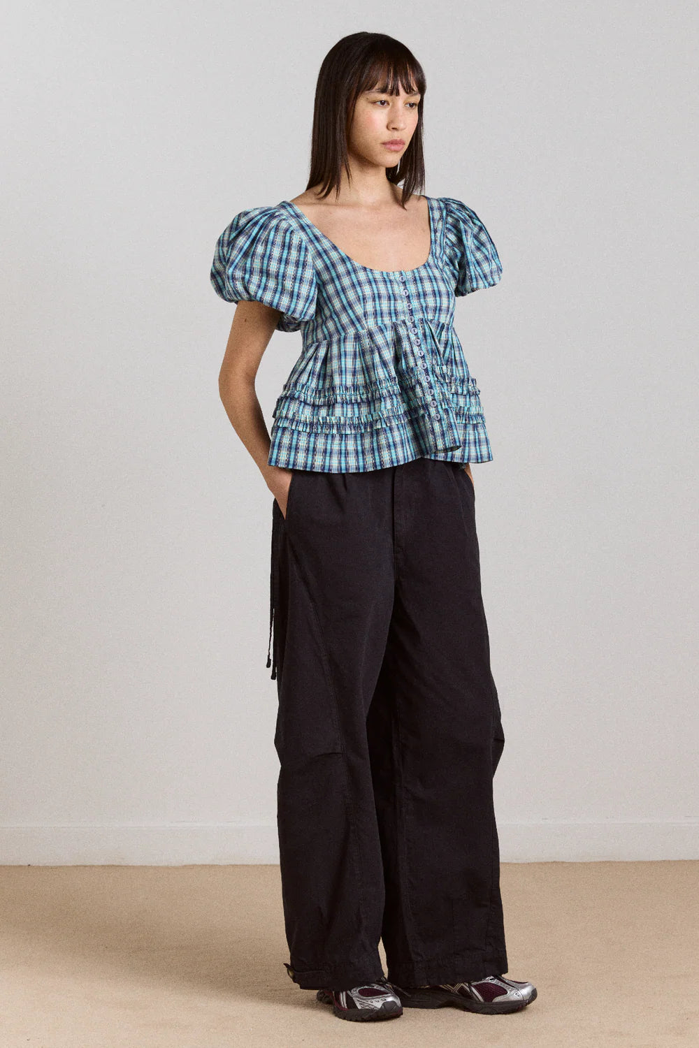 Damson Madder Summer Joy Blouse // Tomboy Check