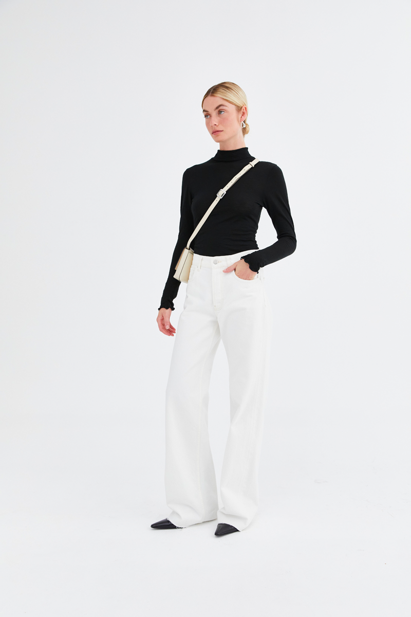 Jillian Boustred Margot Skivvy // Black