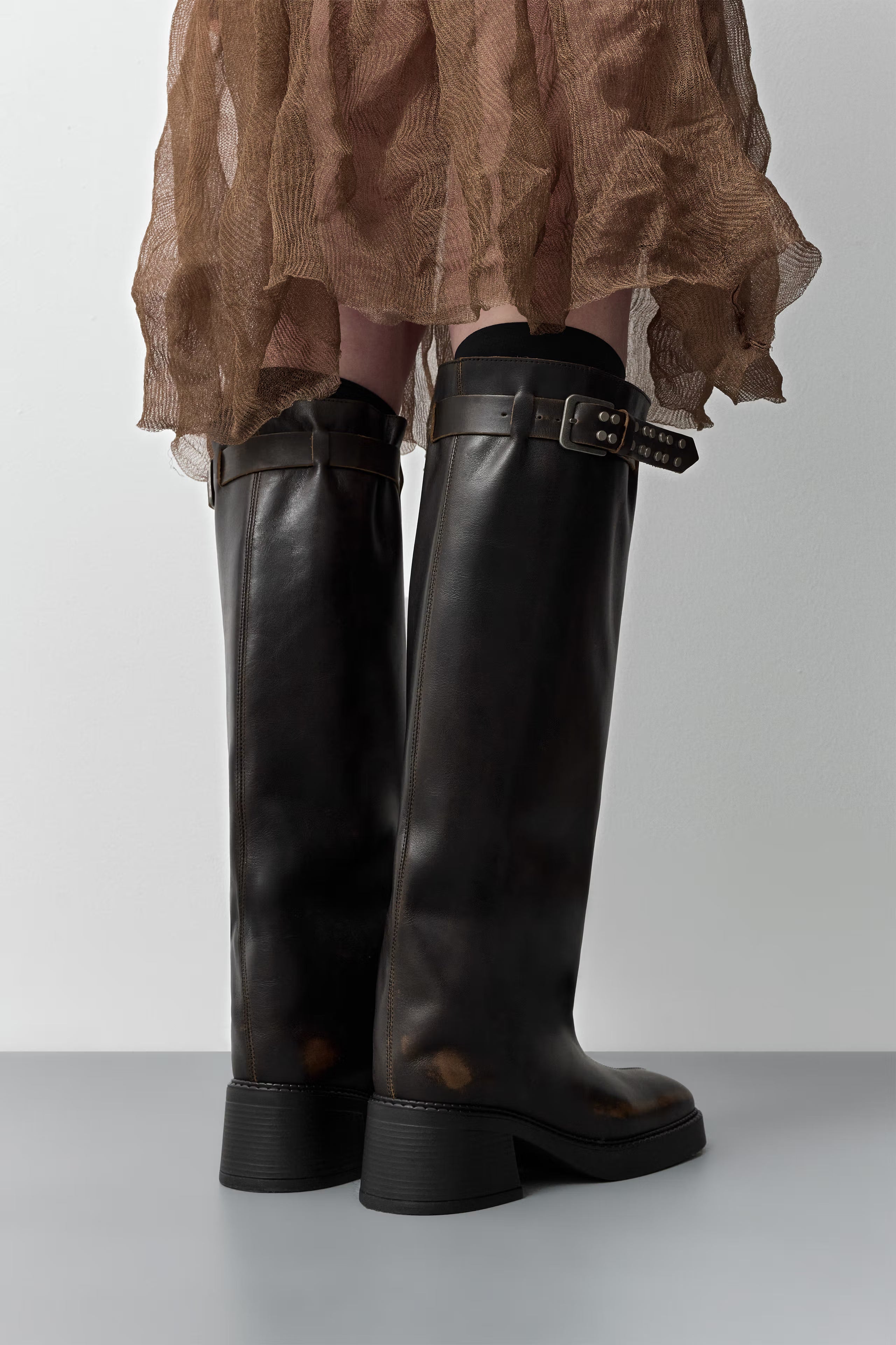 Miista Kristel Boots // Brushed Brown