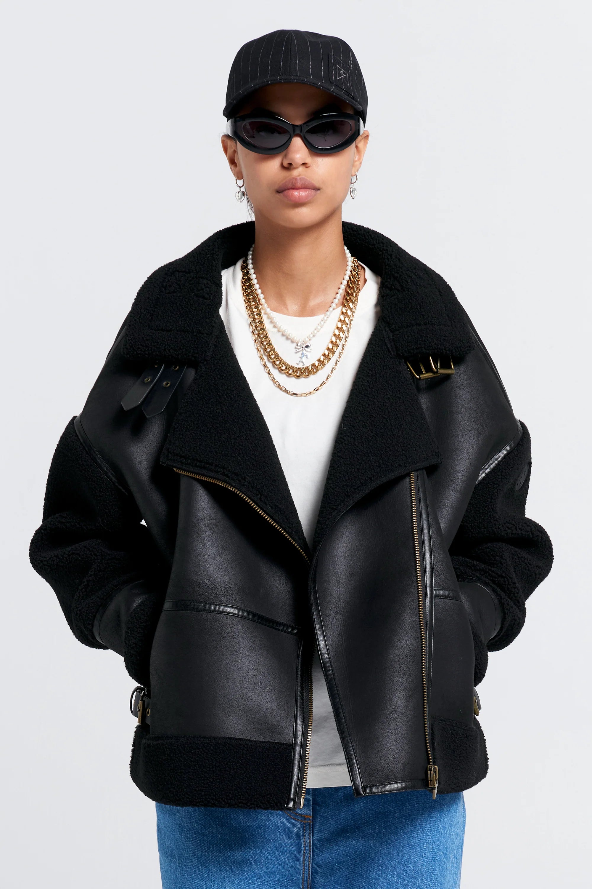 Karen Walker Aviator Jacket // Black
