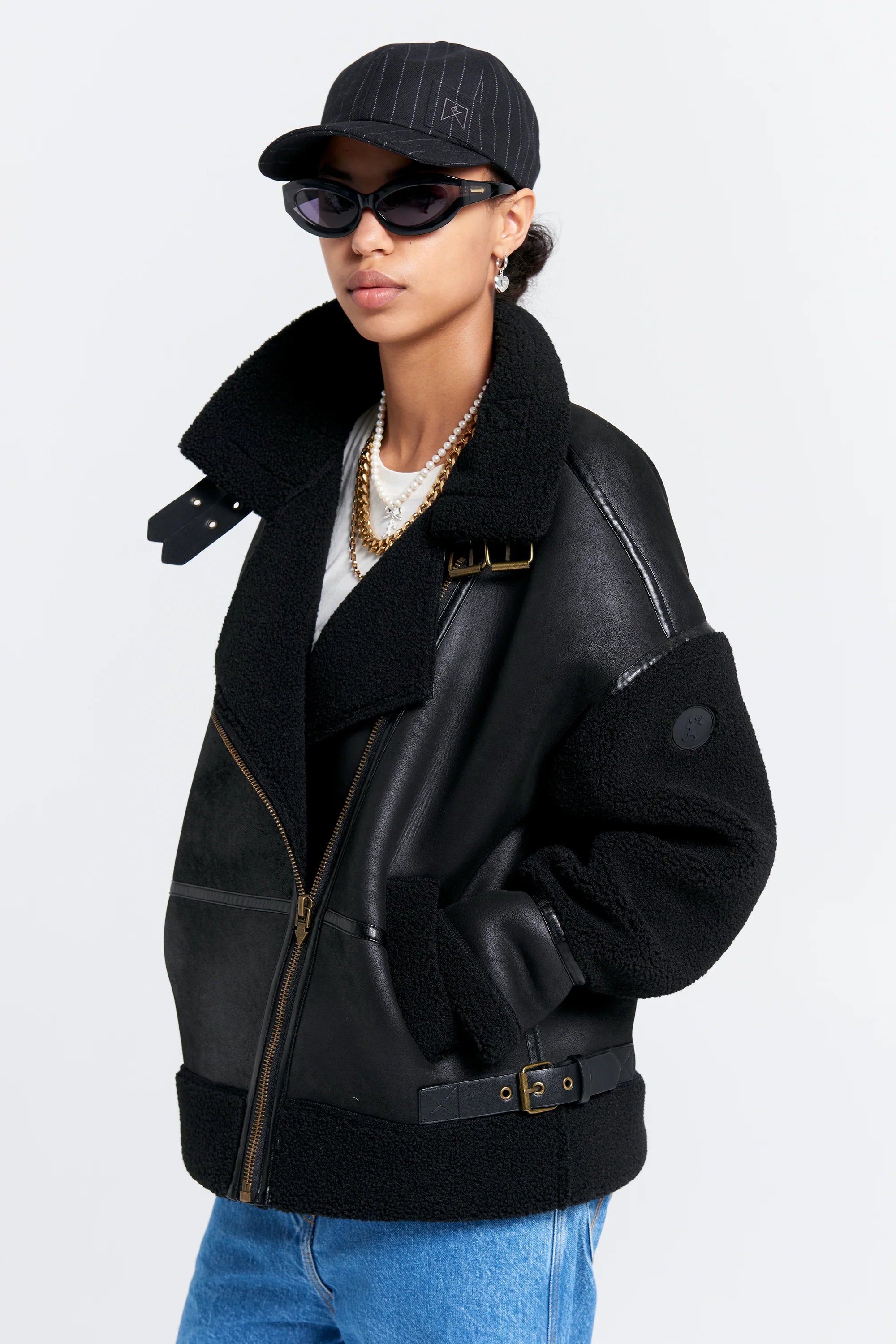 Karen Walker Aviator Jacket // Black