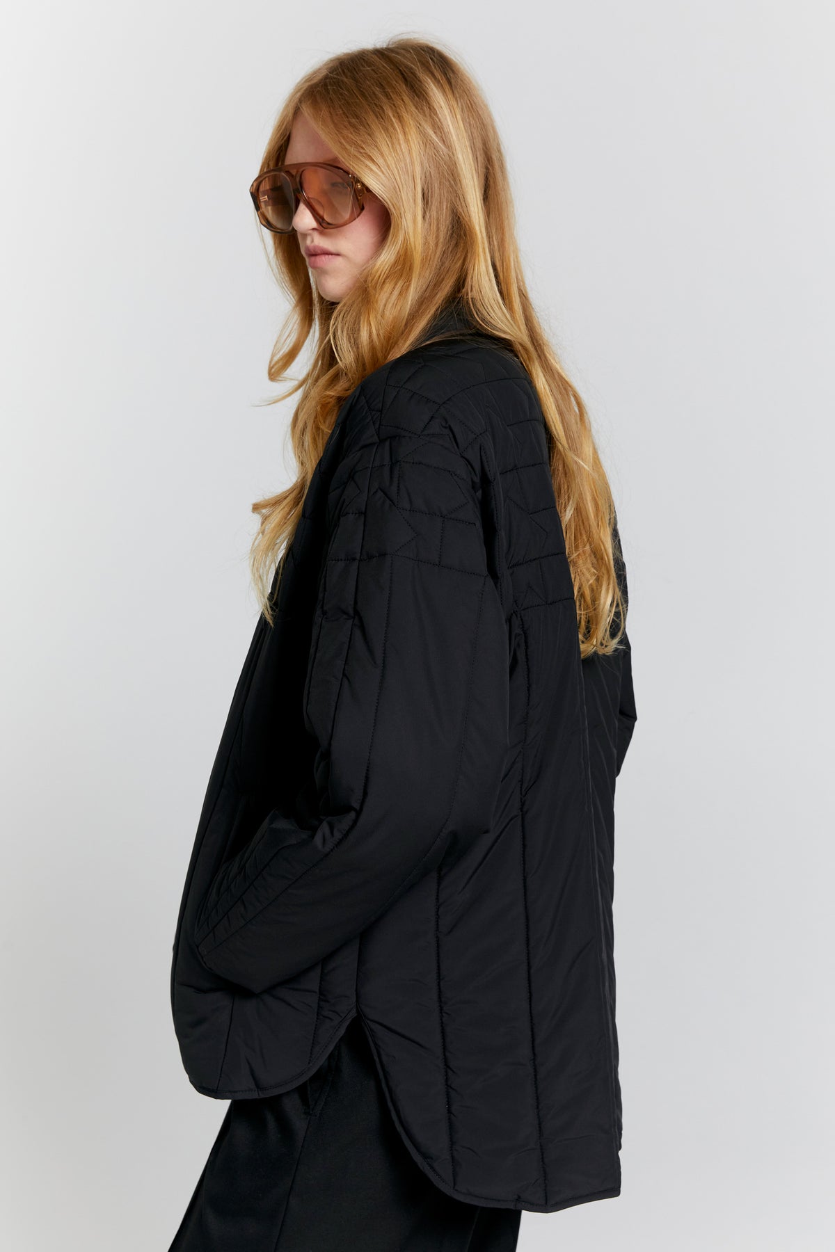 Karen Walker Quilted Voyager Jacket // Black