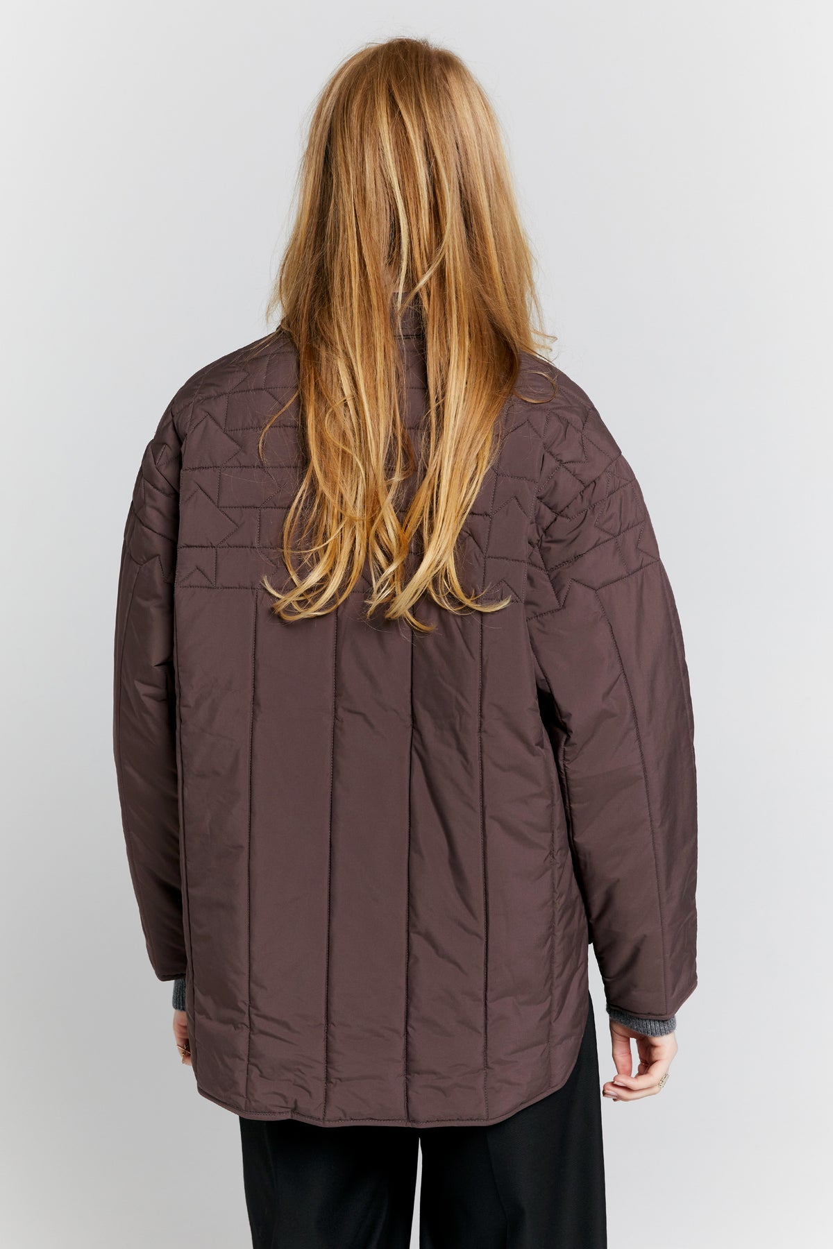 Karen Walker Quilted Voyager Jacket // Mahogany