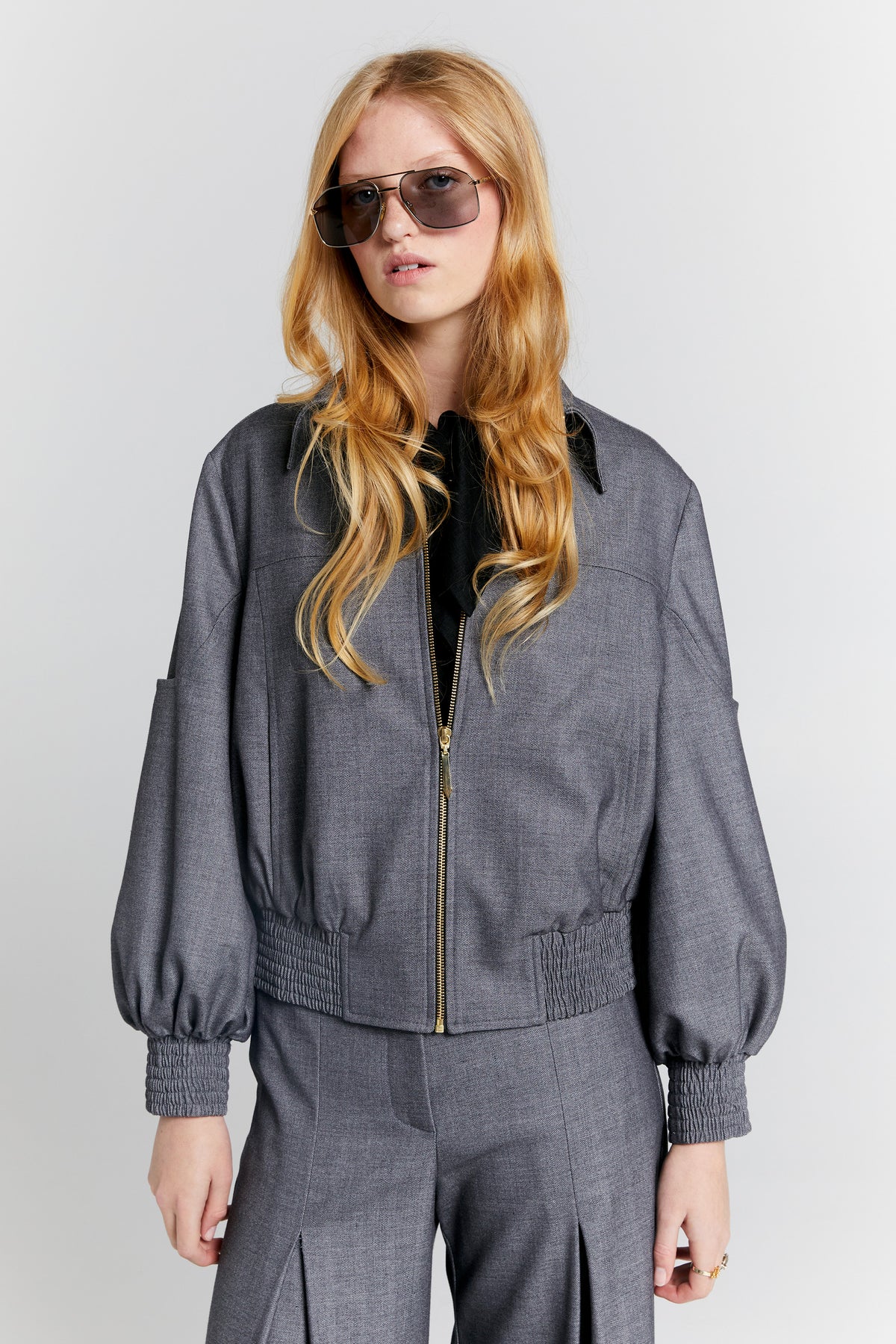 Karen Walker Rider Bomber Jacket // Charcoal