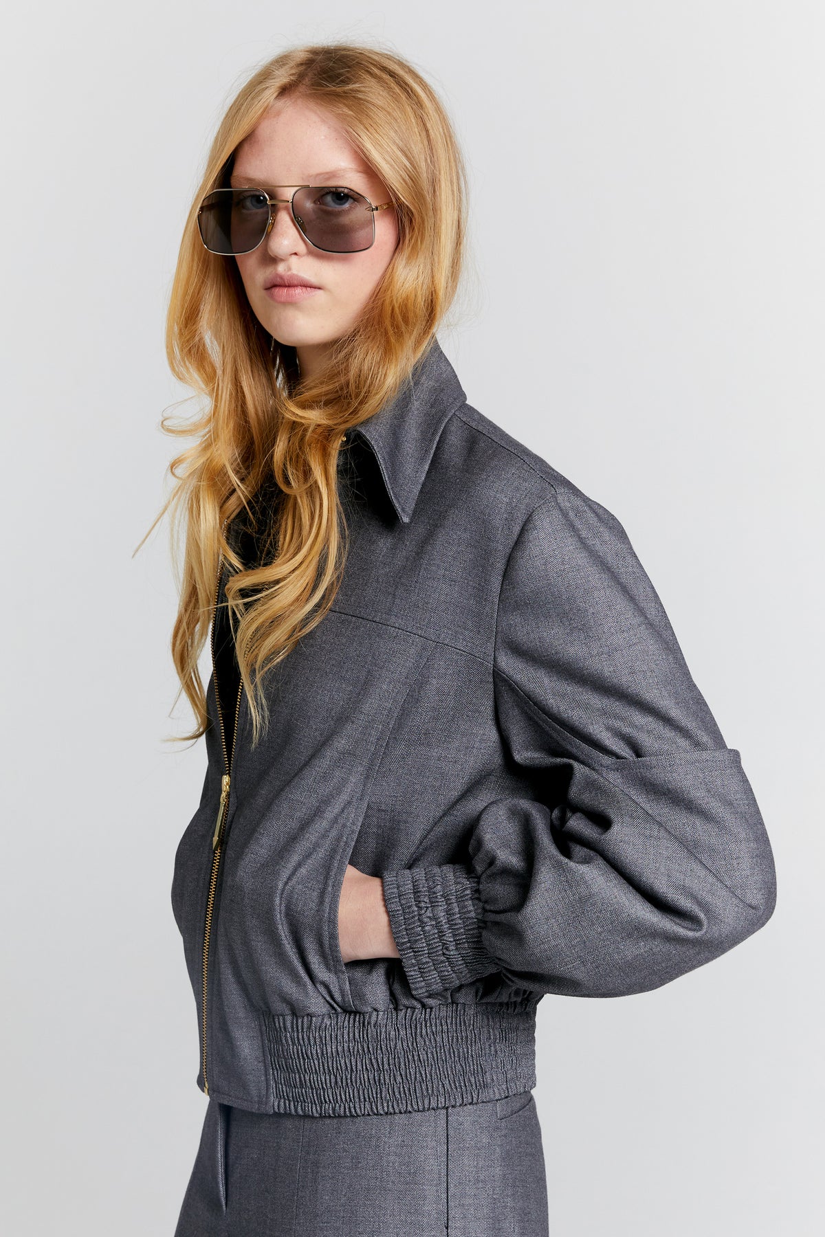 Karen Walker Rider Bomber Jacket // Charcoal