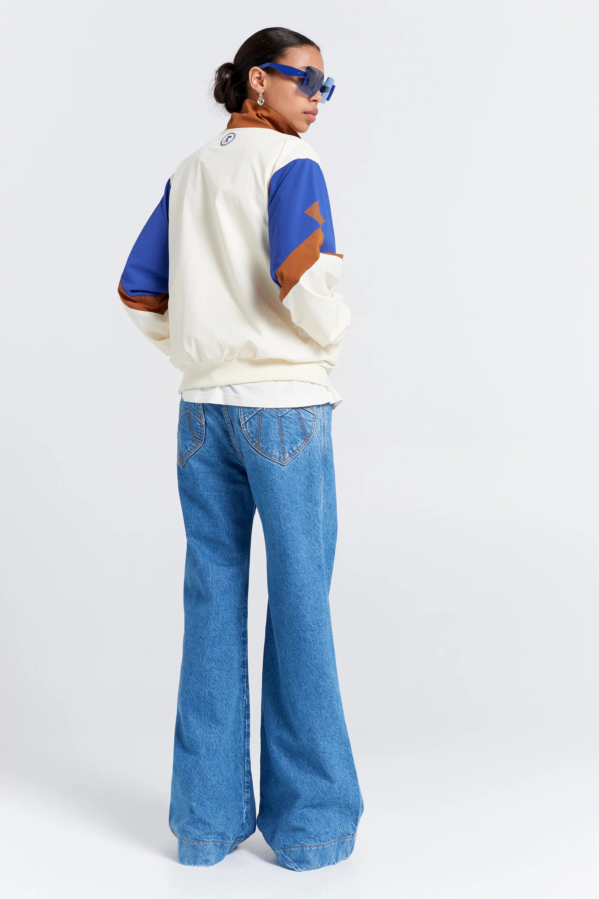 Karen Walker Walker Track Jacket // Cream Multi