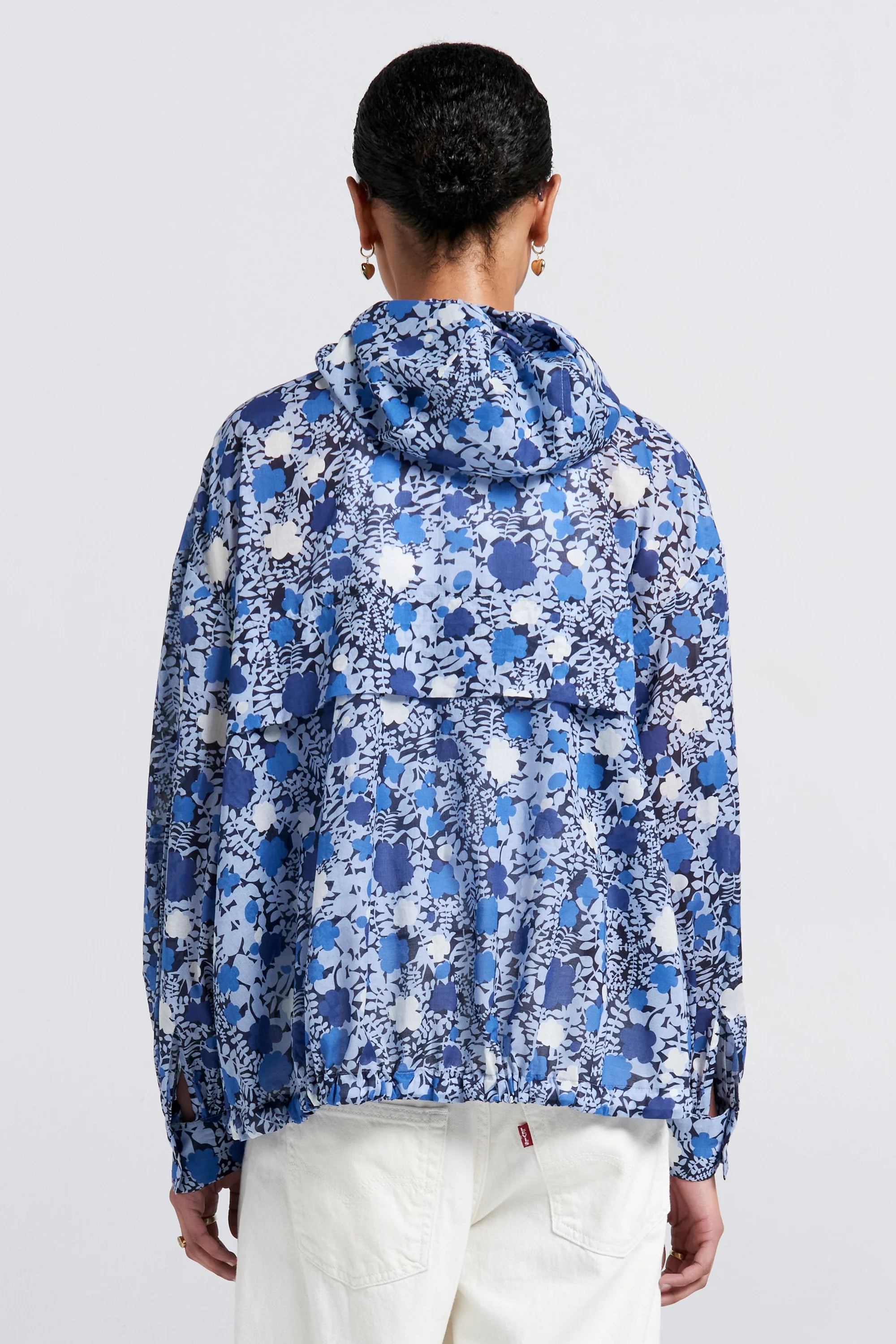 Karen Walker Perfect Day Beach Hoodie // Blue