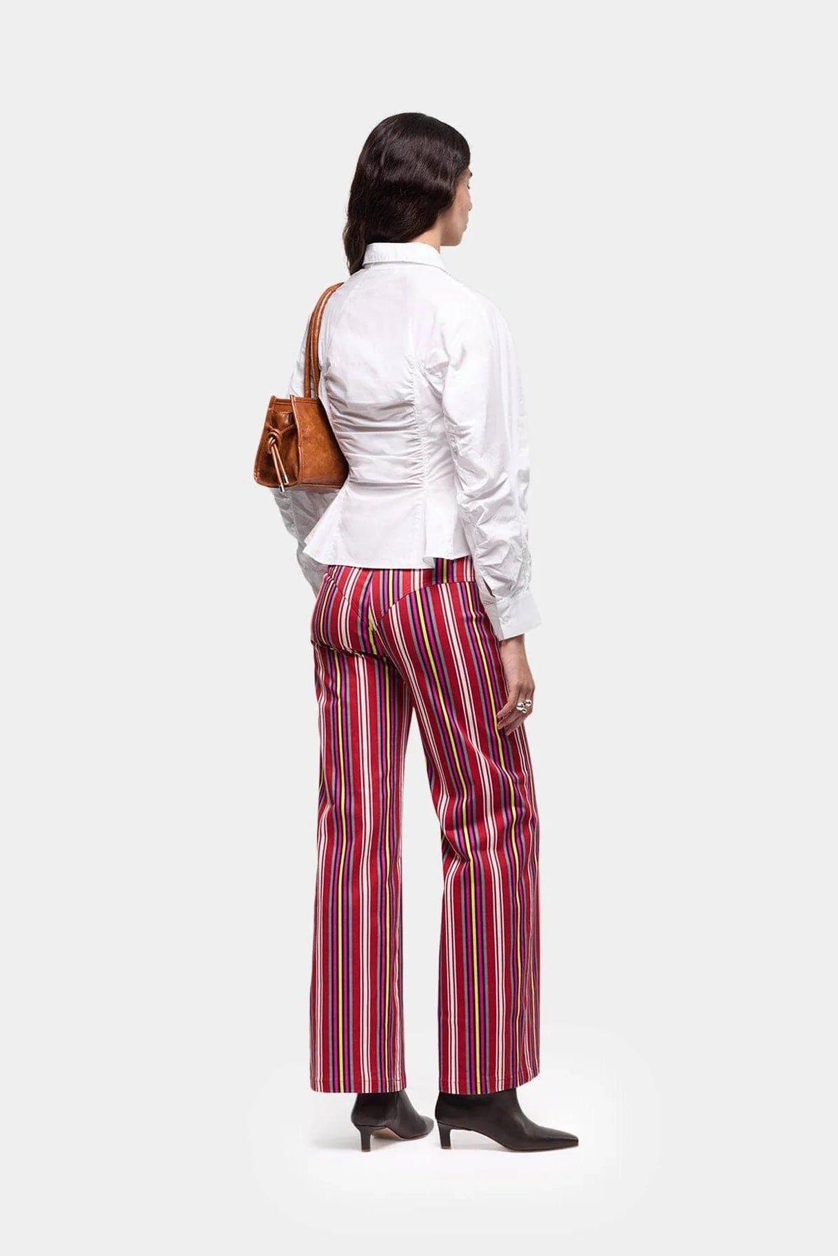 Laagam Leroy Twill Pants // Red Striped