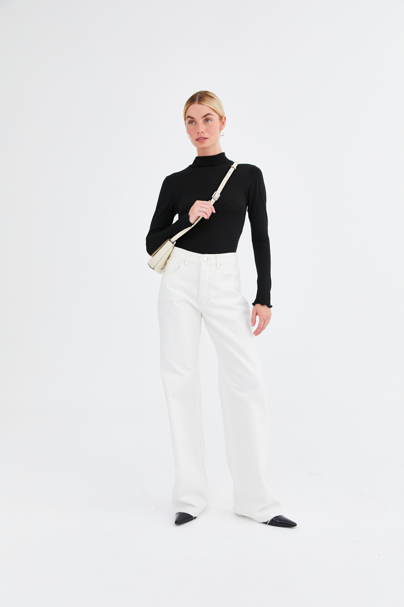 Jillian Boustred Margot Skivvy // Black