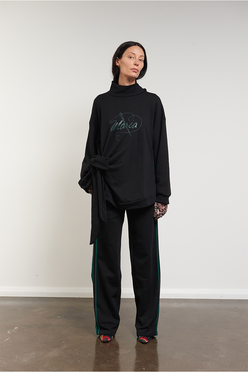 Verner Maria Bow Sweater // Black