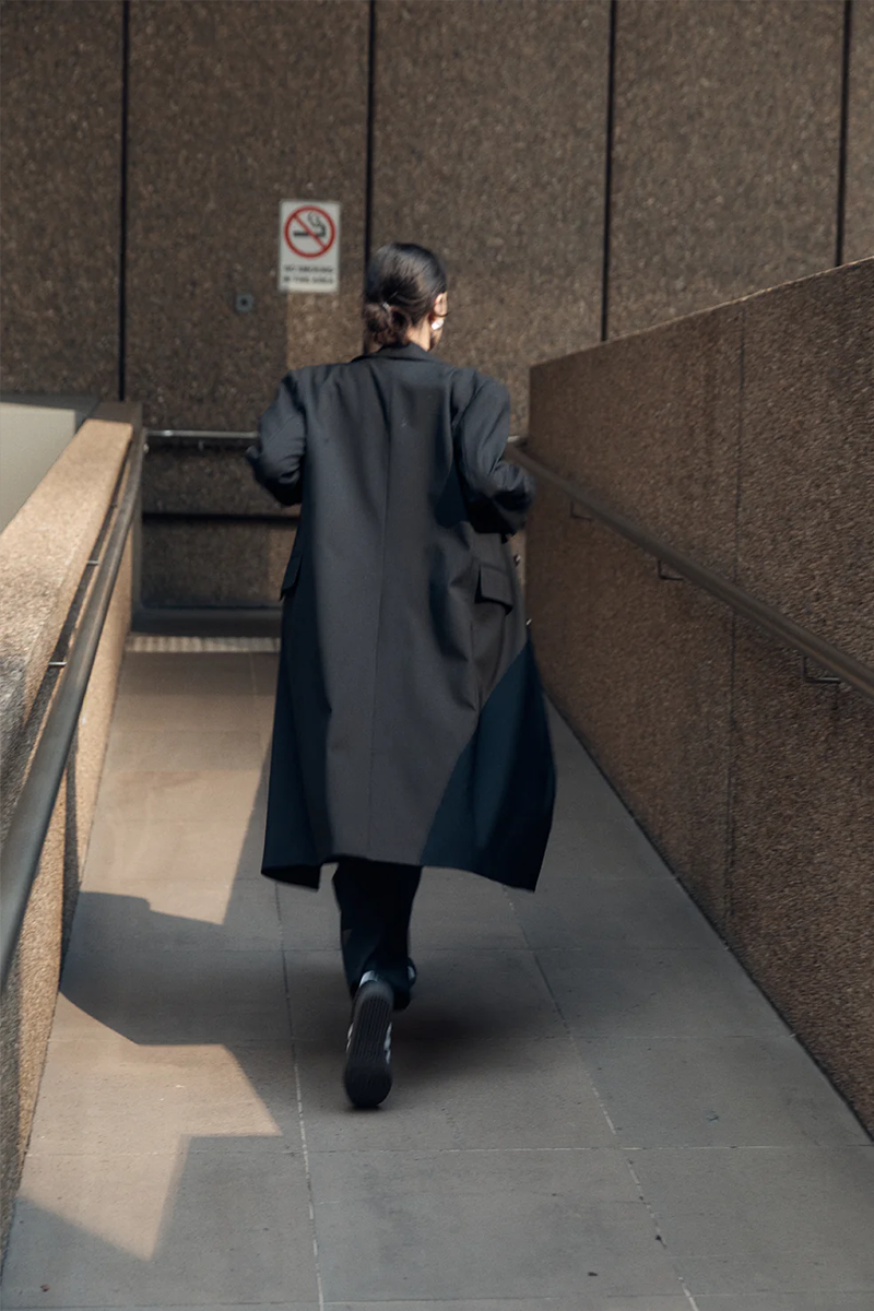 Blanca Carmen Coat // Noir