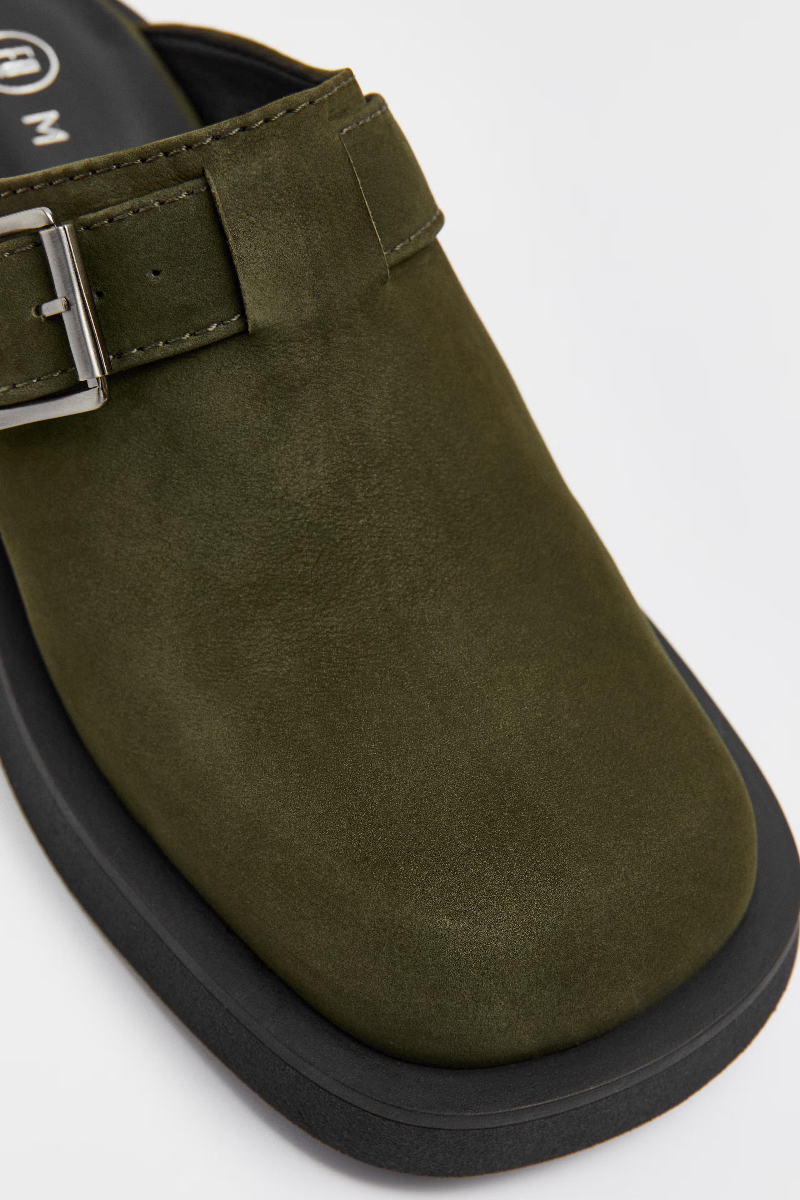 Miista Aroa Suede Mules // Khaki