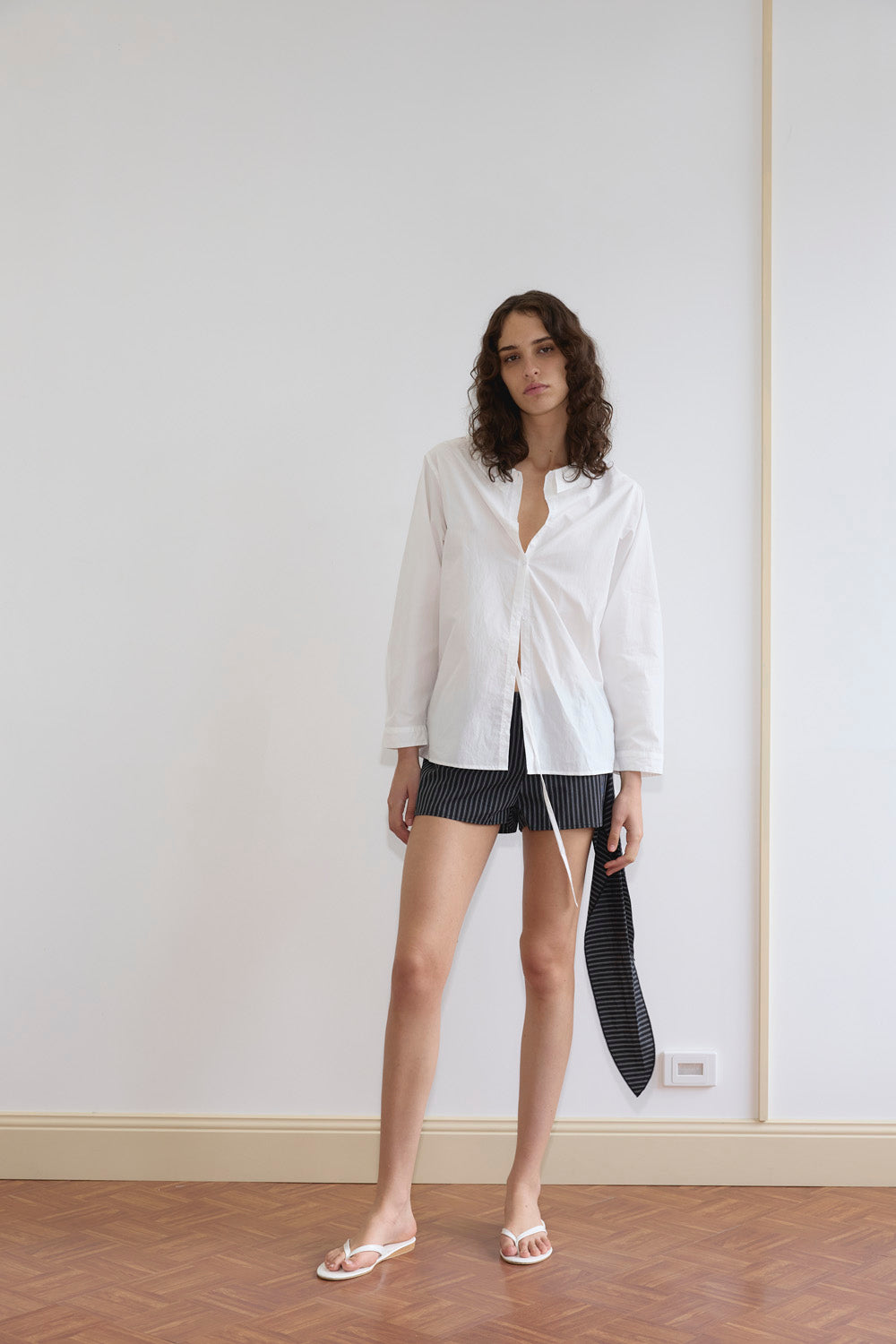 Deiji Studios Left Shirt // White