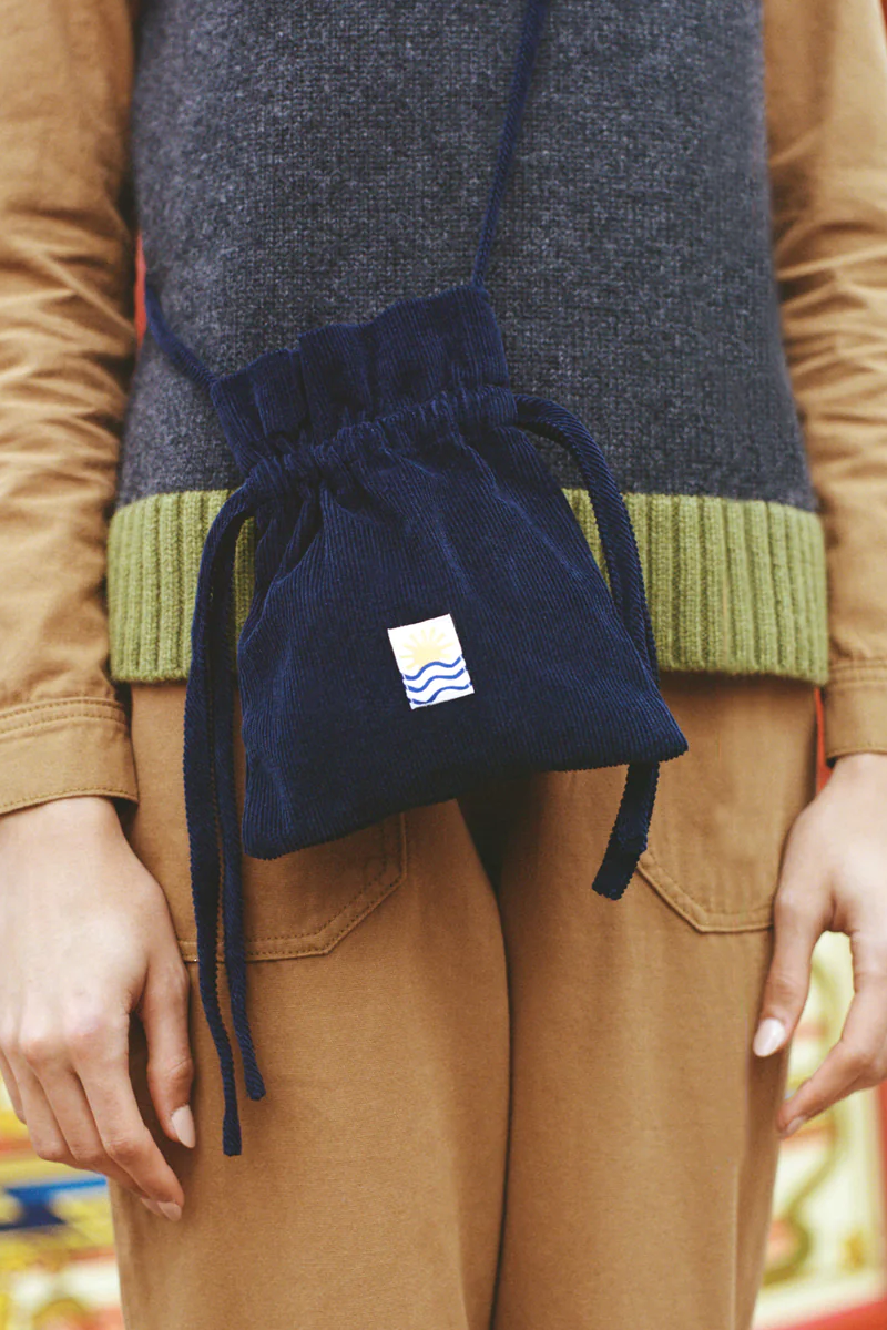 L.F. Markey Mini Cord Bag // Navy