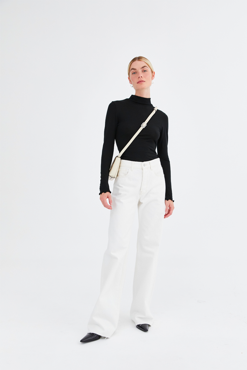 Jillian Boustred Margot Skivvy // Black