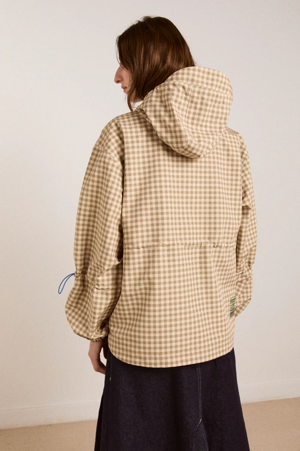 Damson Madder Matilda Raincoat // Gingham