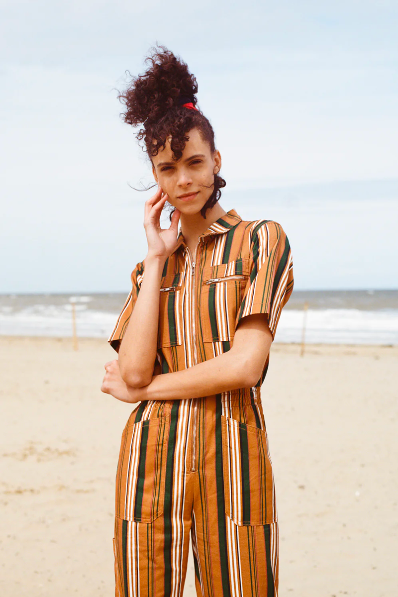 L.F. Markey Danny S/S Boilersuit // 90s Stripe