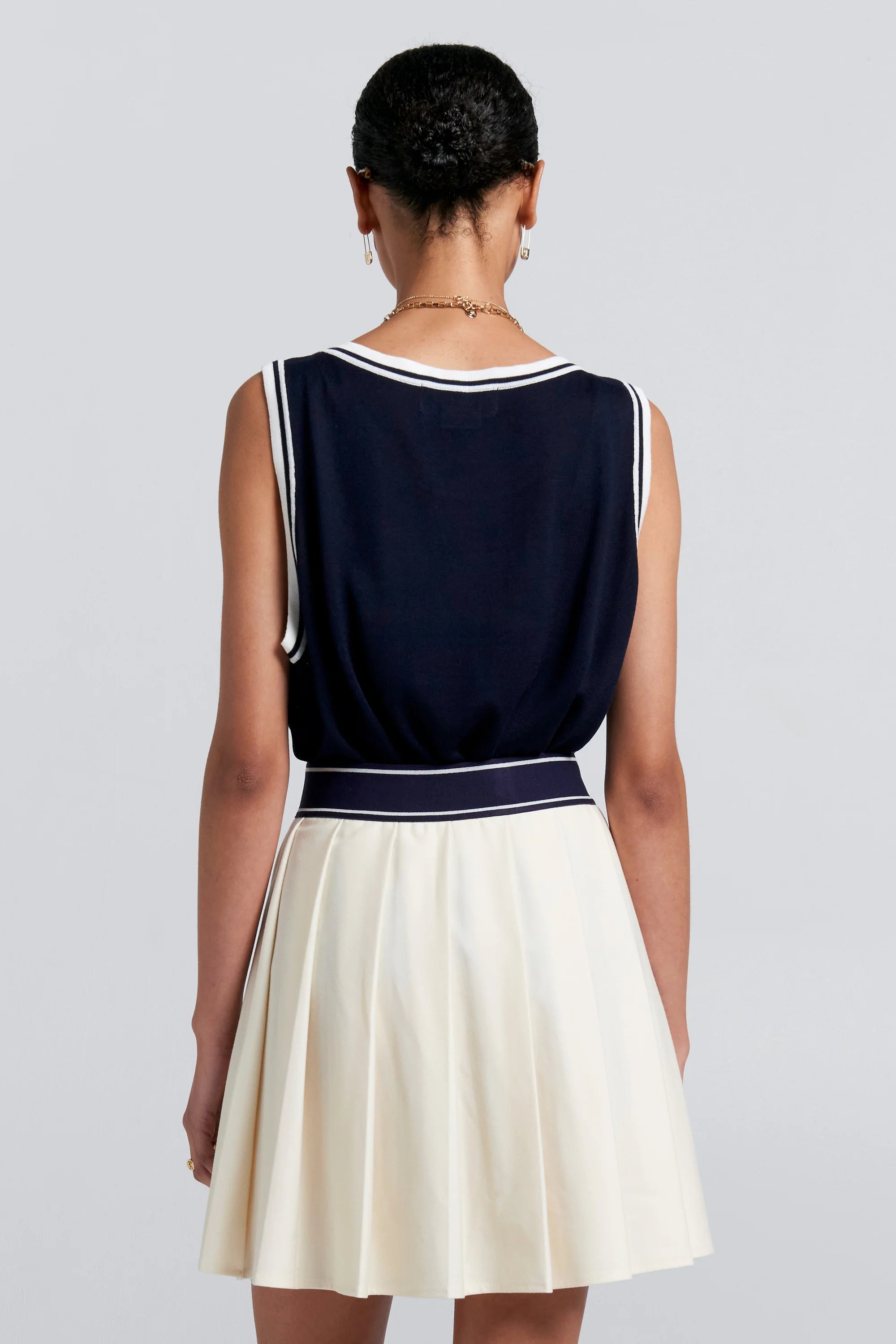 Karen Walker Relax Knit Tank // Navy