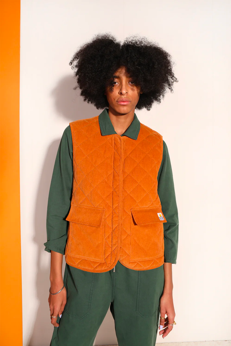 L.F. Markey Flint Waistcoat // Ochre