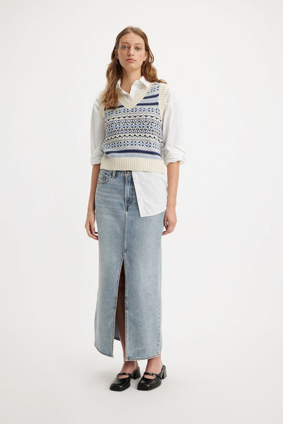 Levi's Ankle Column Skirt // Please Hold