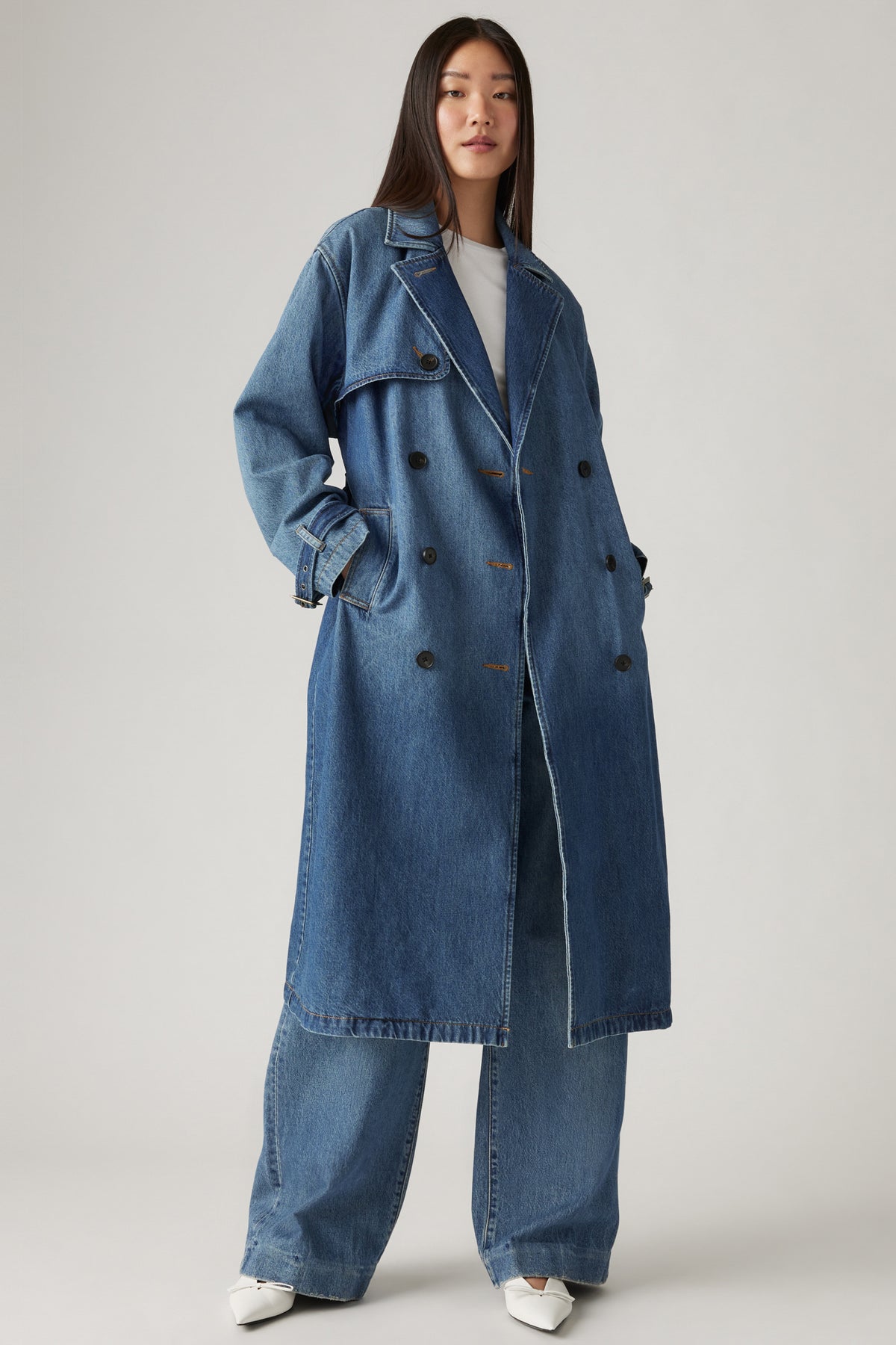 Levis trench coat sales
