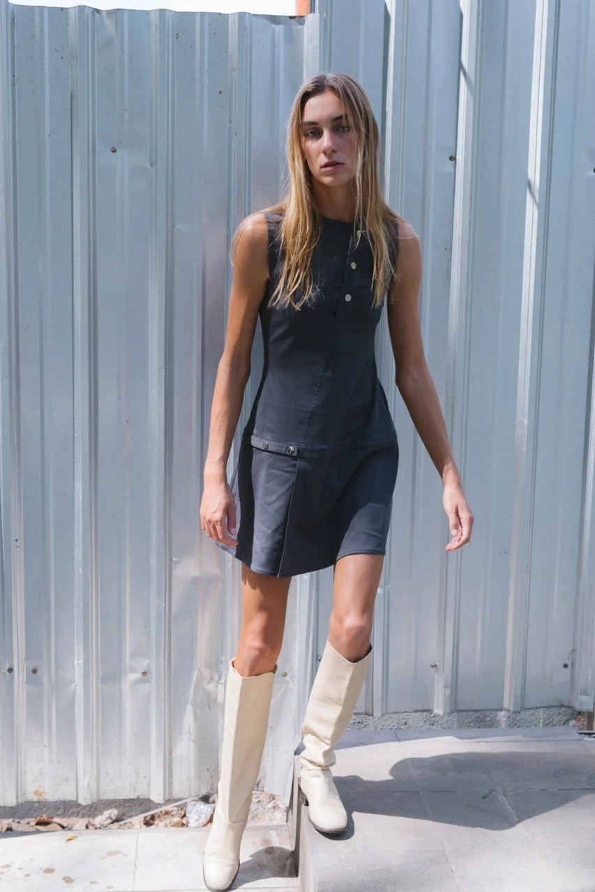 Mais x Frida City Dress // Grey