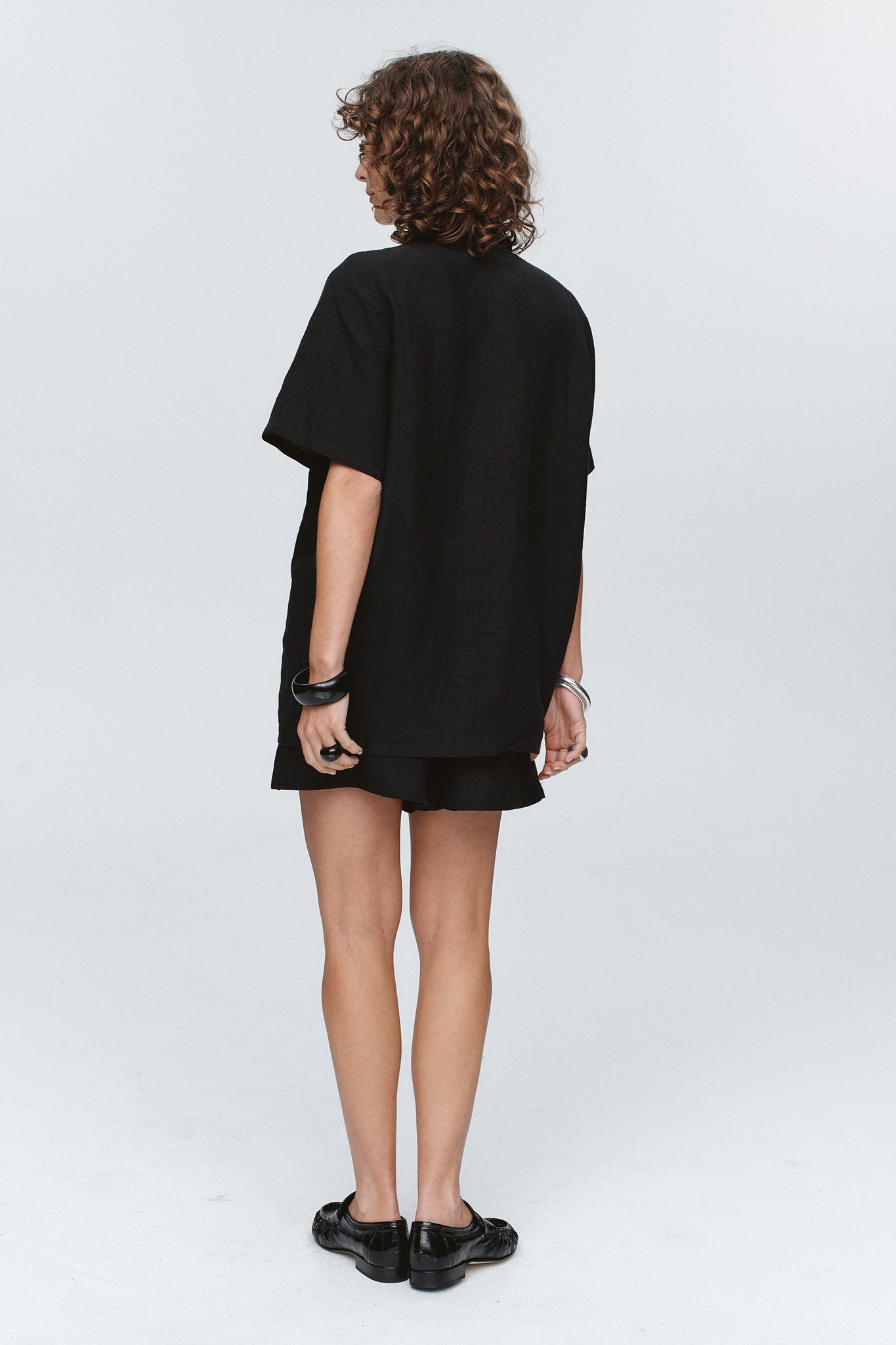 Marle Atticus Shirt // Black