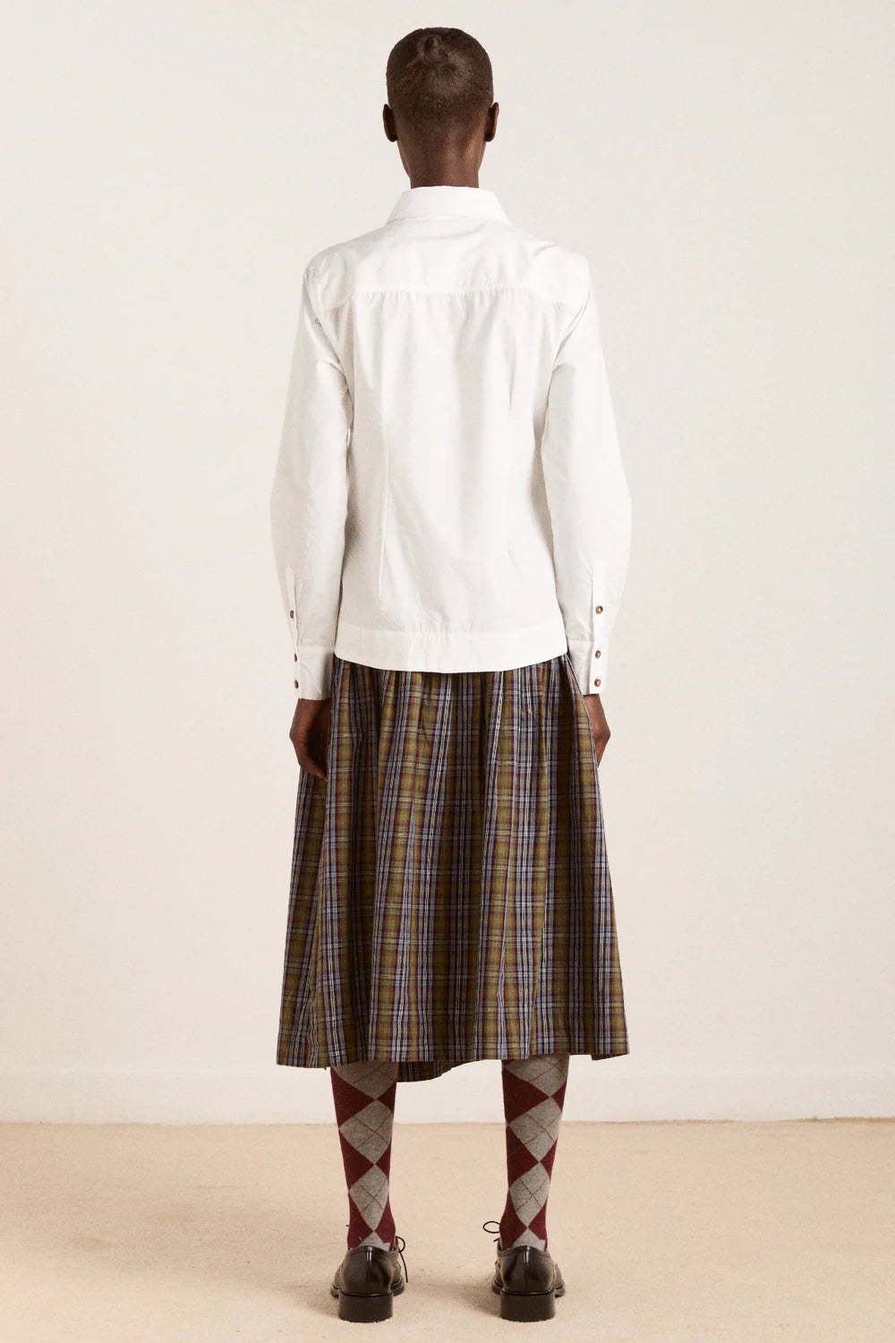 Damson Madder Xenia Shirt // White