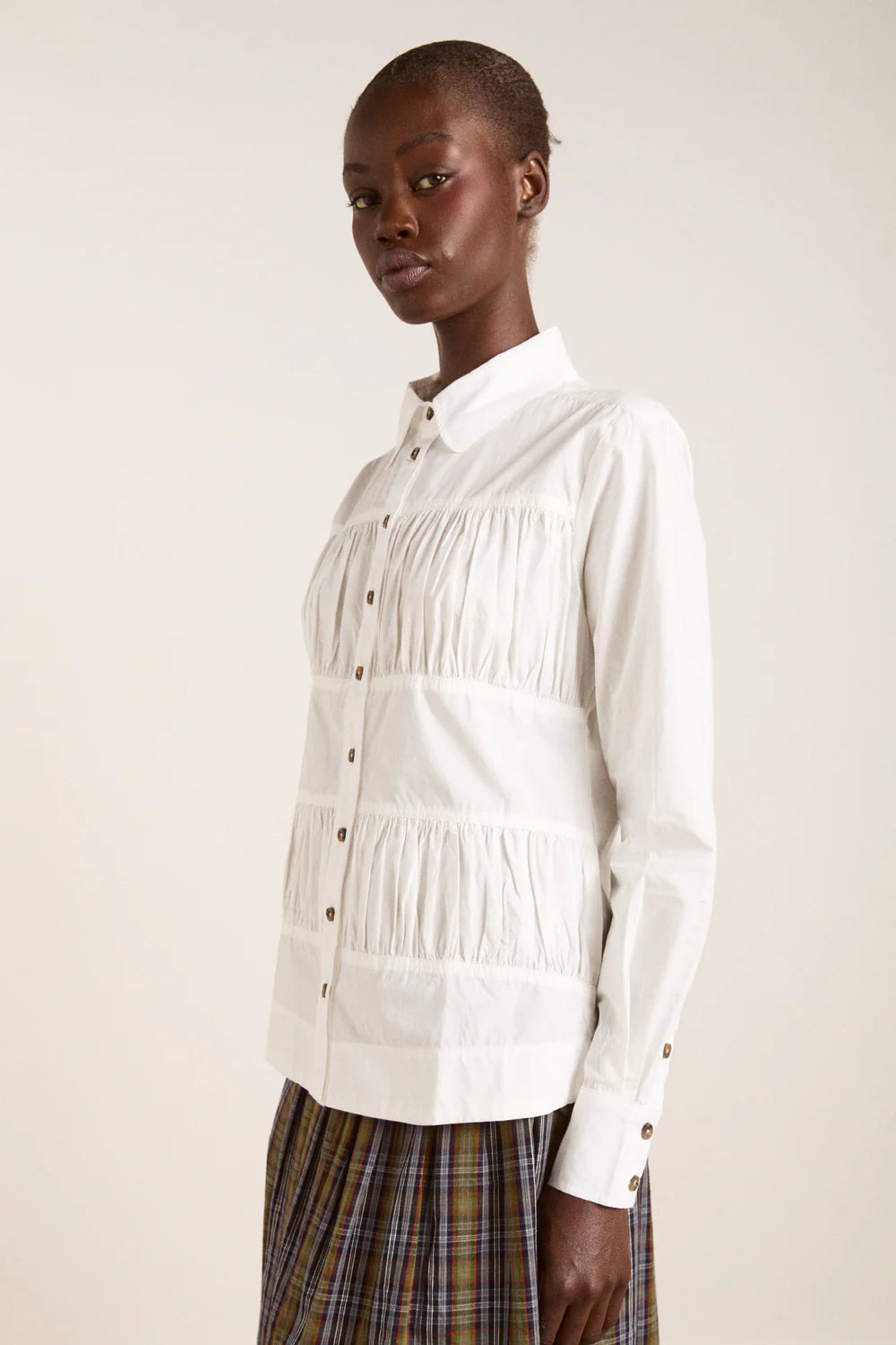 Damson Madder Xenia Shirt // White