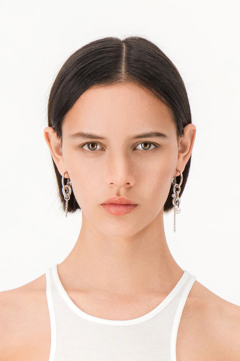 Justine Clenquet Abel Pearl Earrings