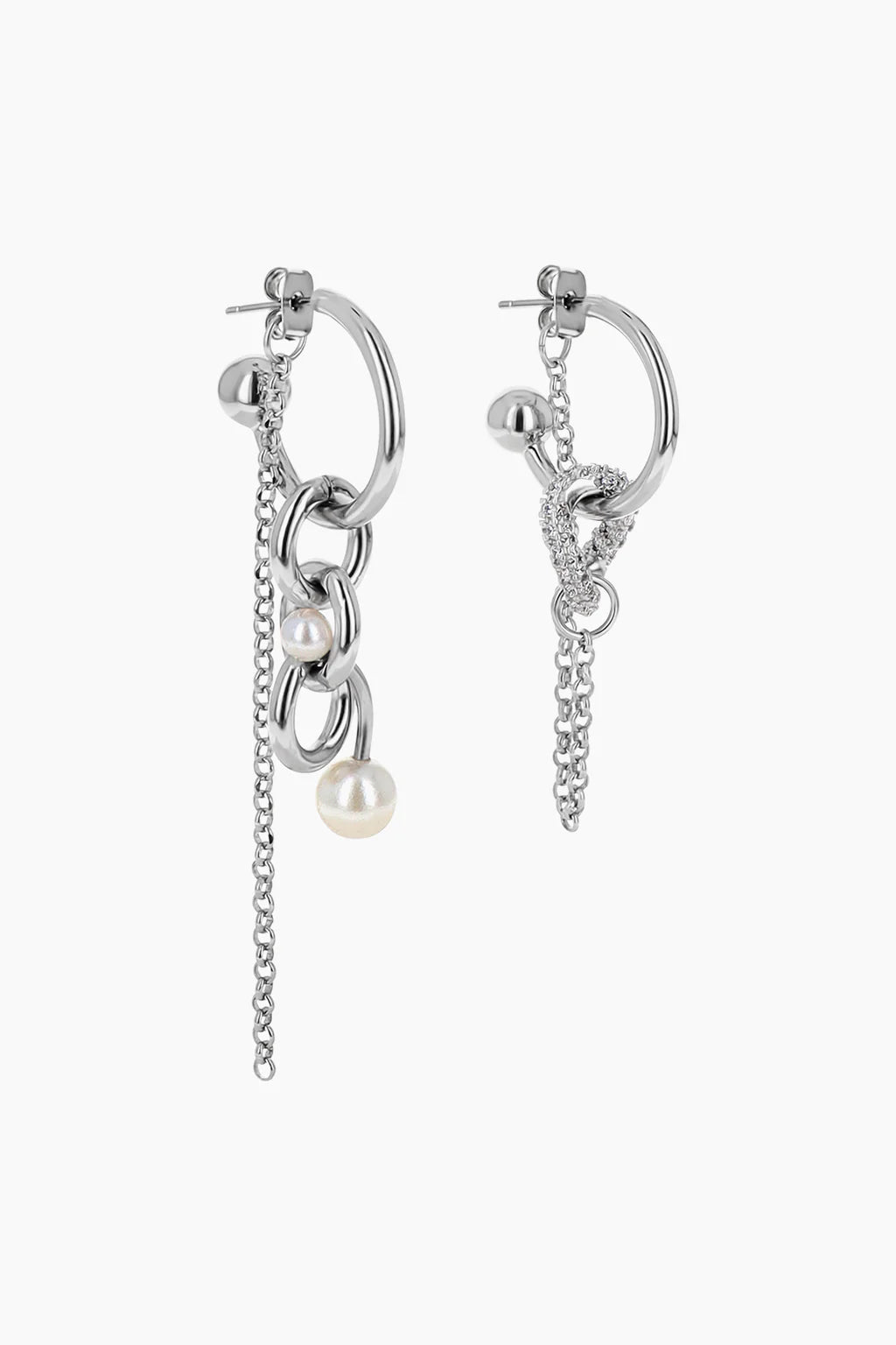 Justine Clenquet Abel Pearl Earrings