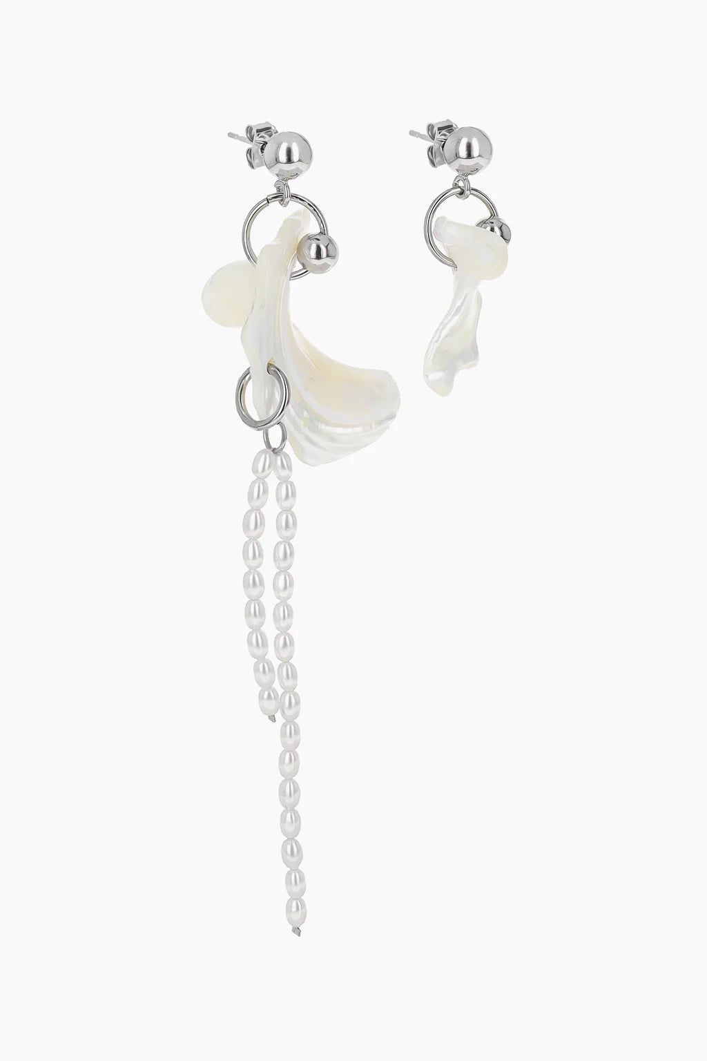 Justine Clenquet Alba Earrings // Silver
