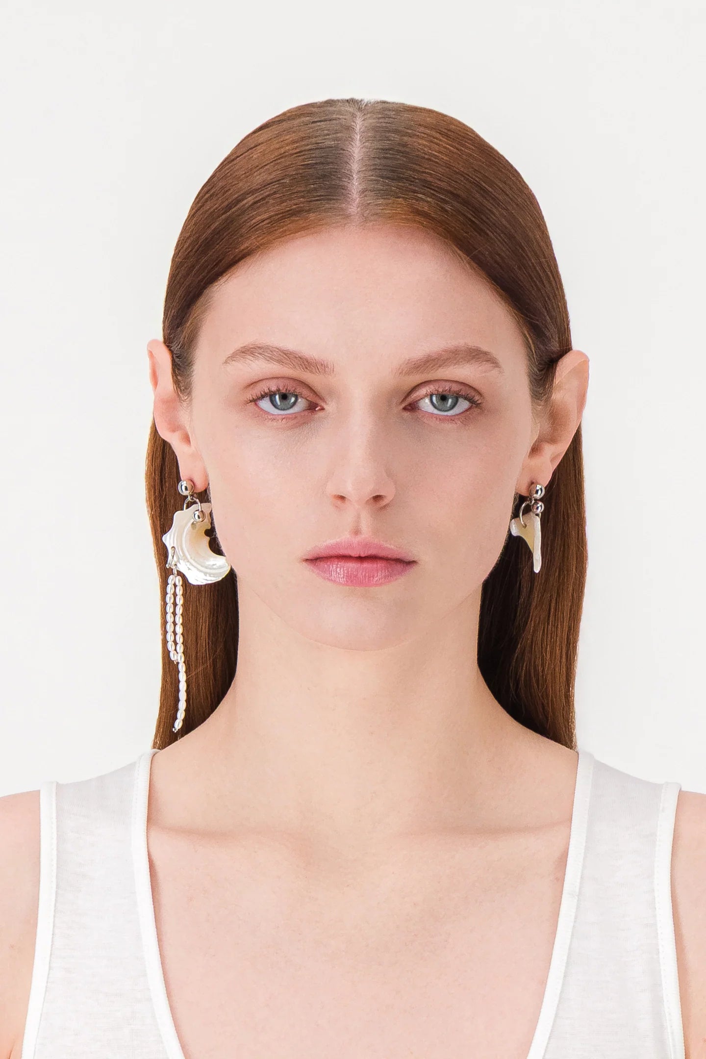 Justine Clenquet Alba Earrings // Silver
