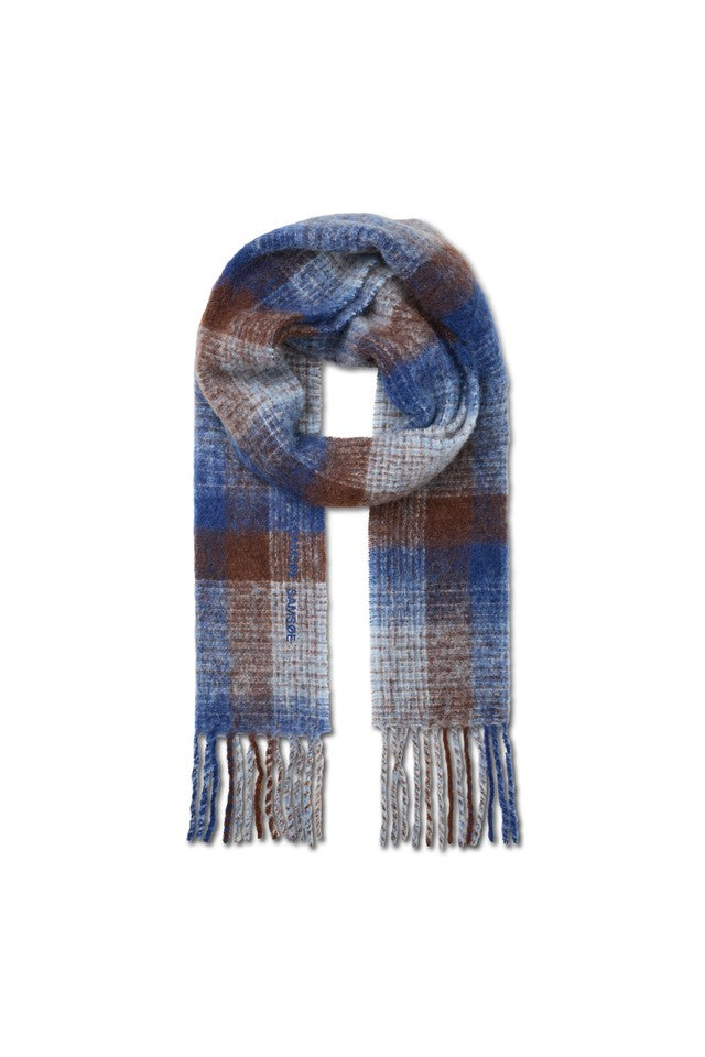 Samsøe Samsøe Alex Scarf // Brown Mel. Check