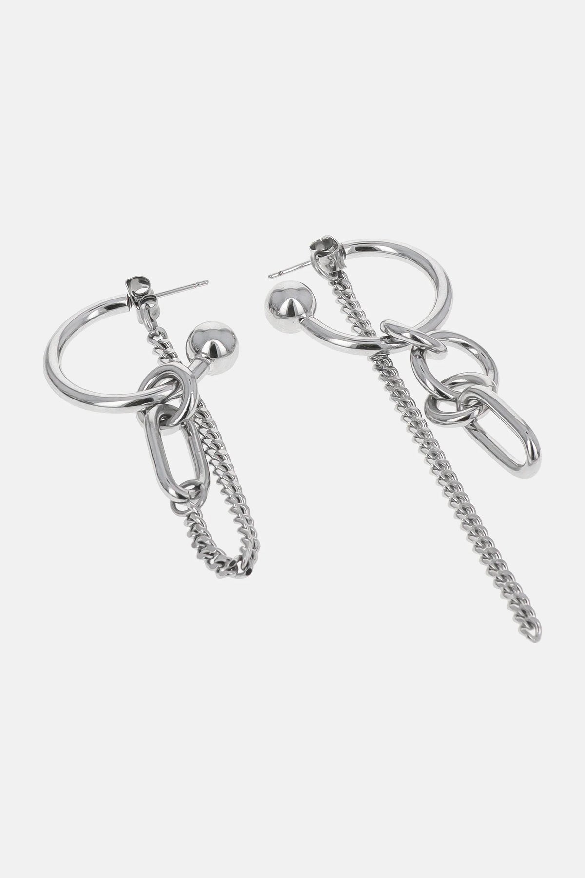 Justine Clenquet Allen Earrings // Silver