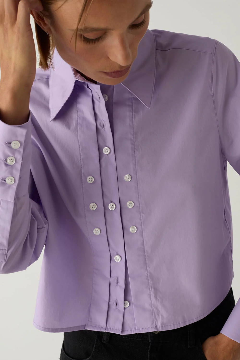 Laagam Evanne Shirt // Lilac
