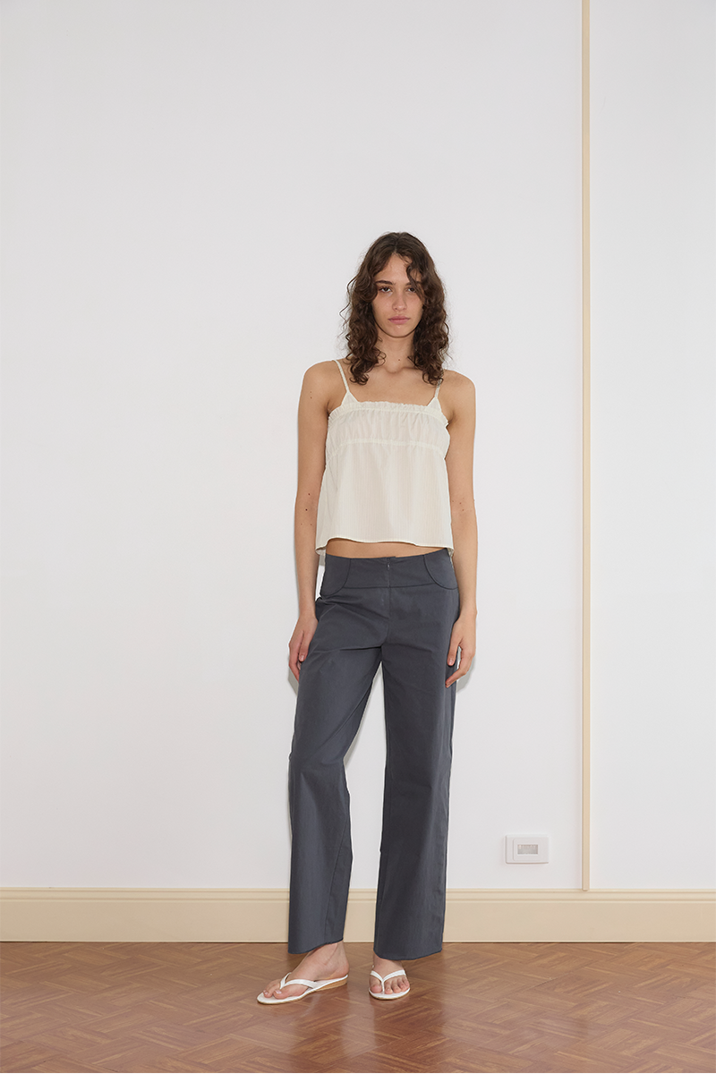 Deiji Studios Panelled Pant // Charcoal