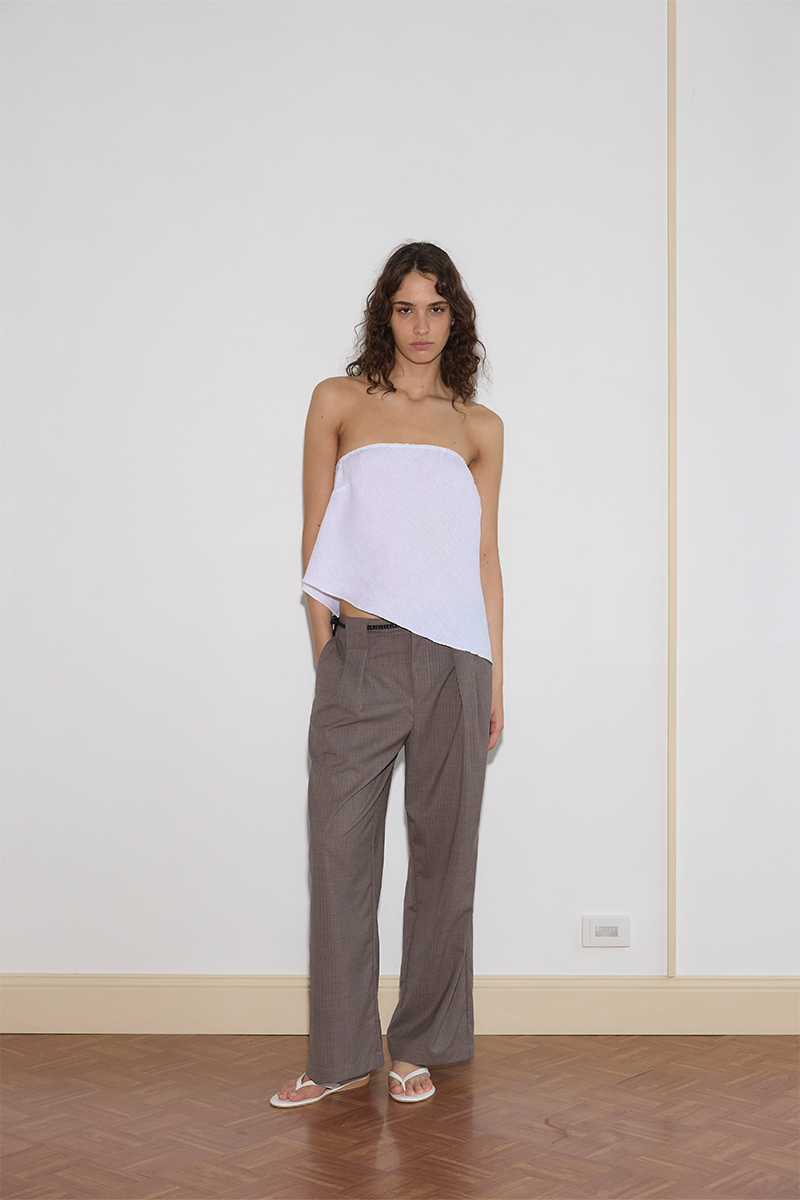 Deiji Studios Line Top // White