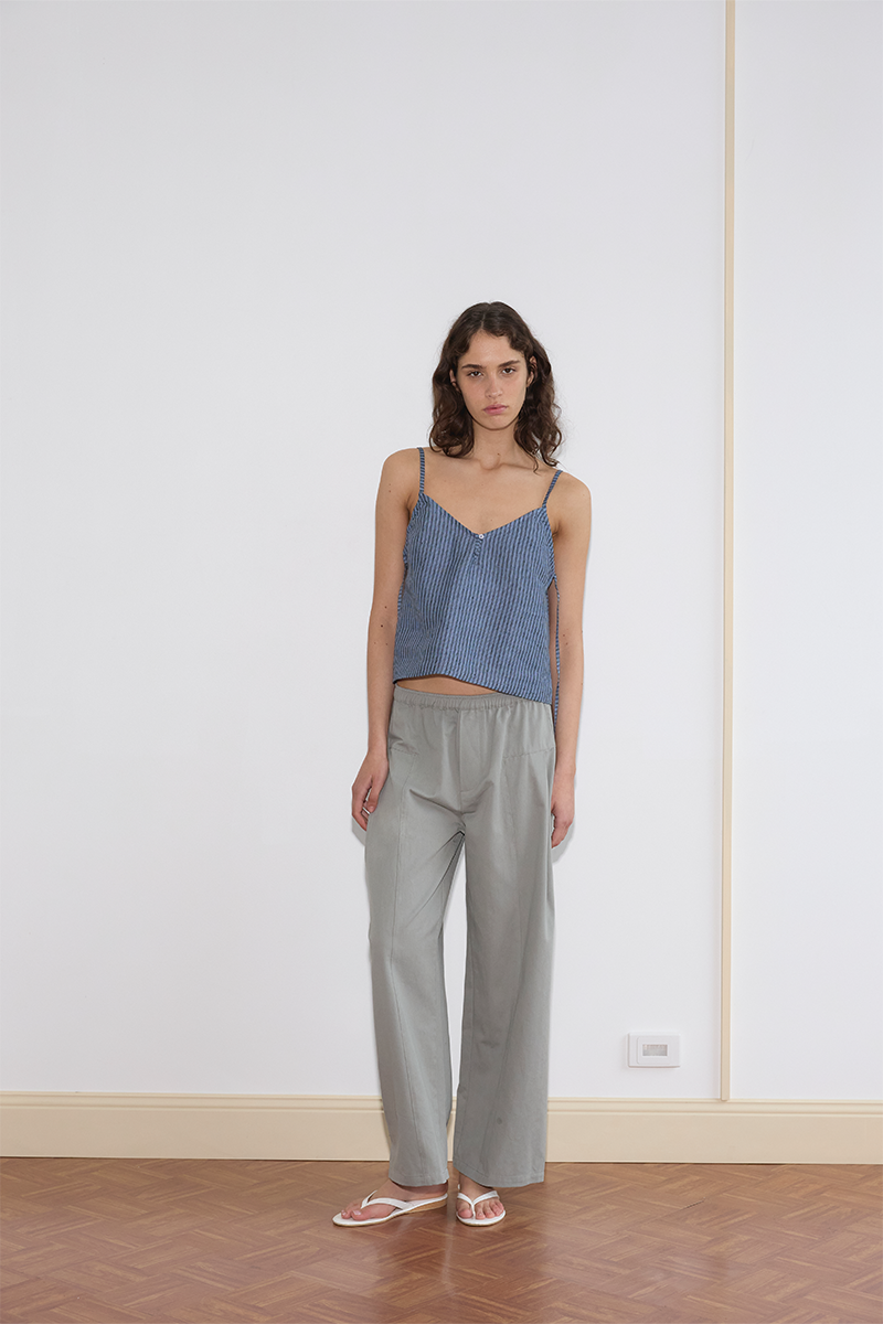 Deiji Studios Pleat Pant // Sage Grey