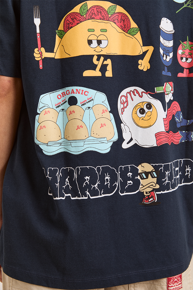 Damson Madder All Day Breakfast Tee // Navy