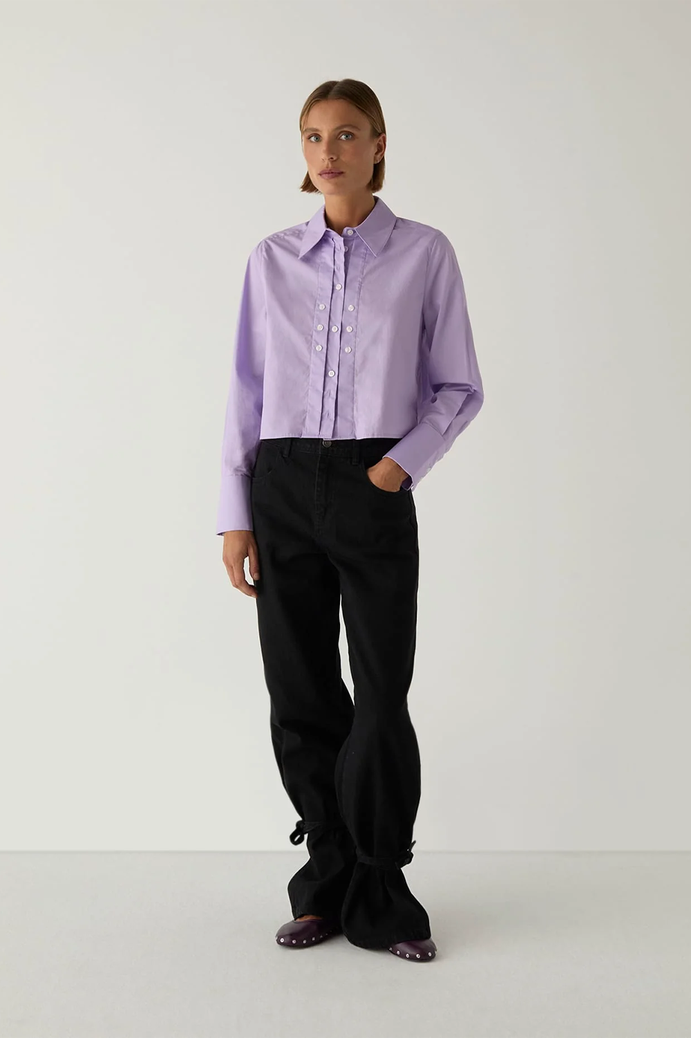 Laagam Evanne Shirt // Lilac