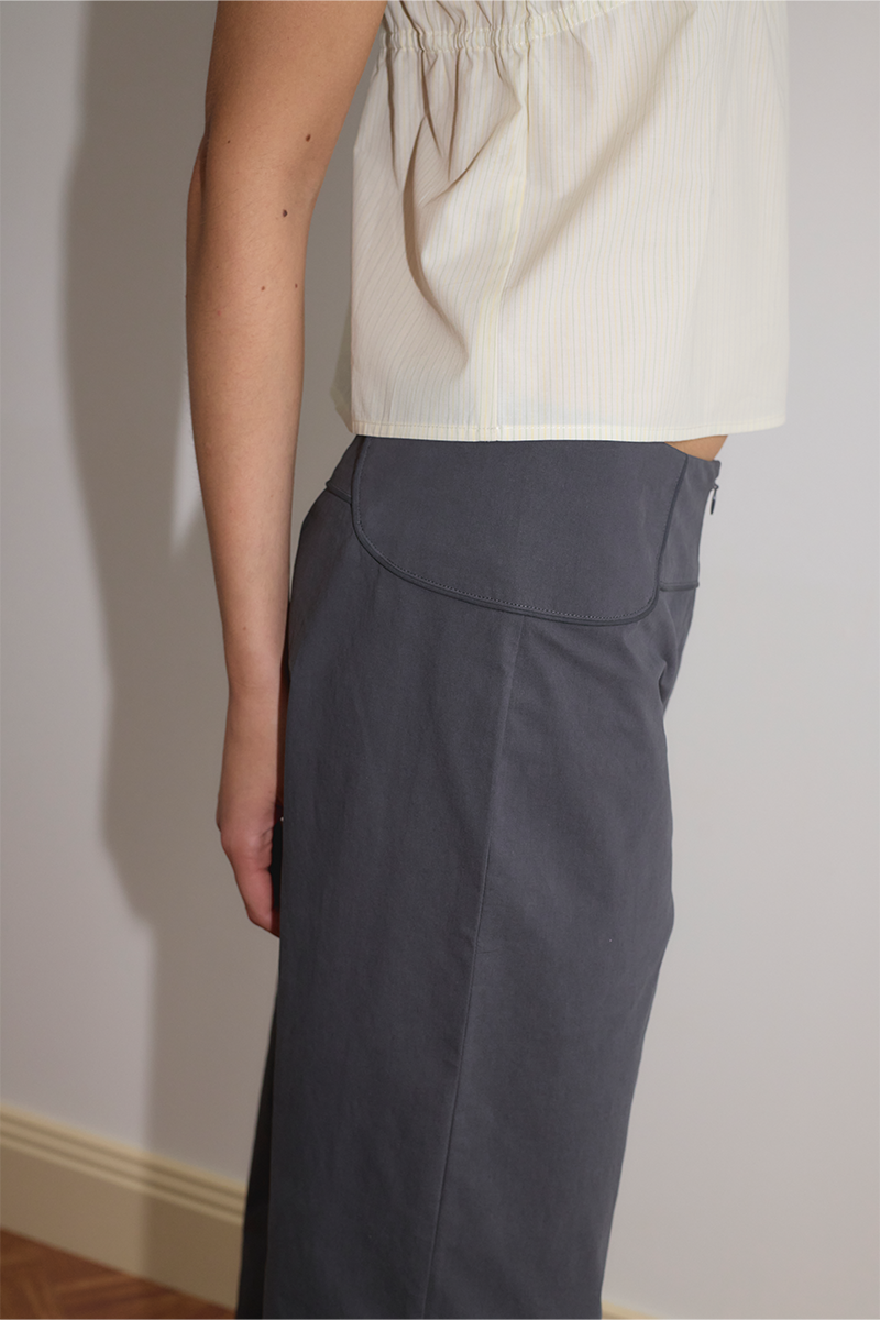 Deiji Studios Panelled Pant // Charcoal