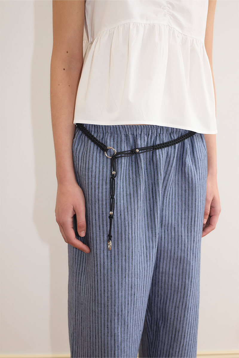 Deiji Studios Ease Trouser // Azure Stripe
