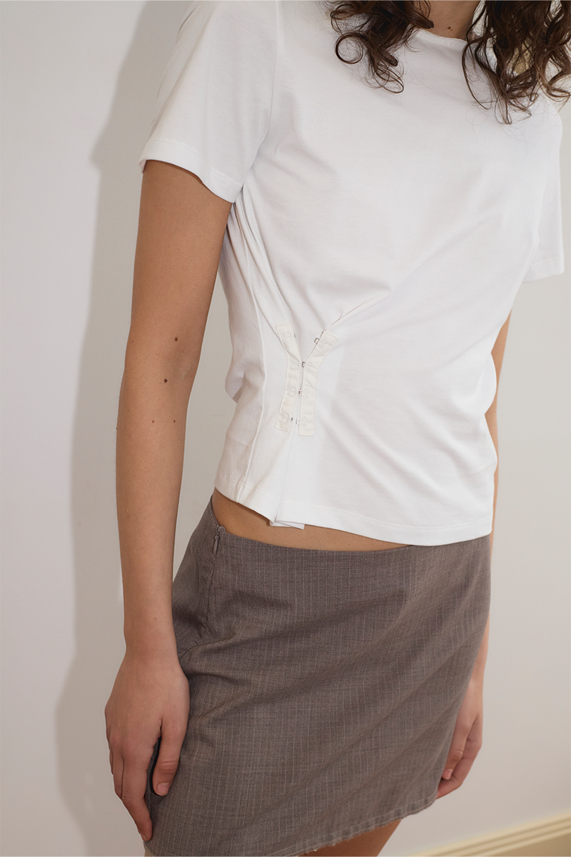 Deiji Studios Pinch Tee // White