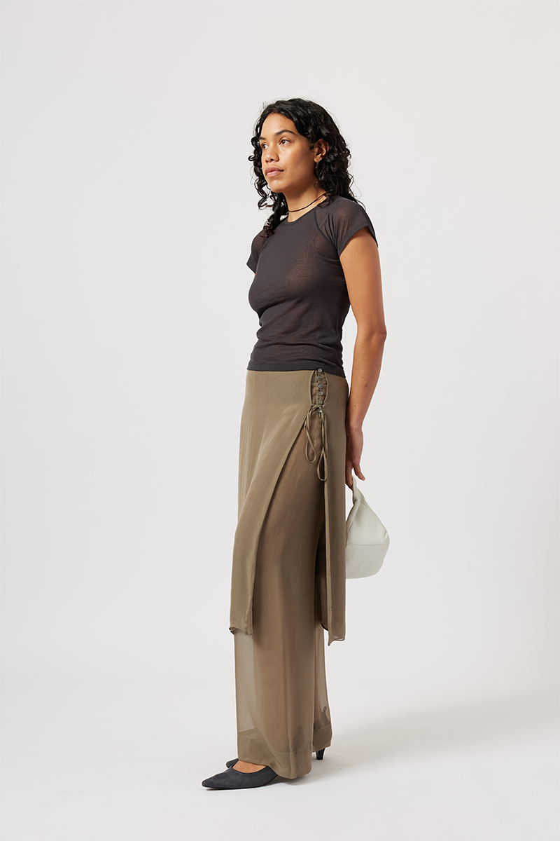 Paloma Wool Low Silk Archive // Khaki