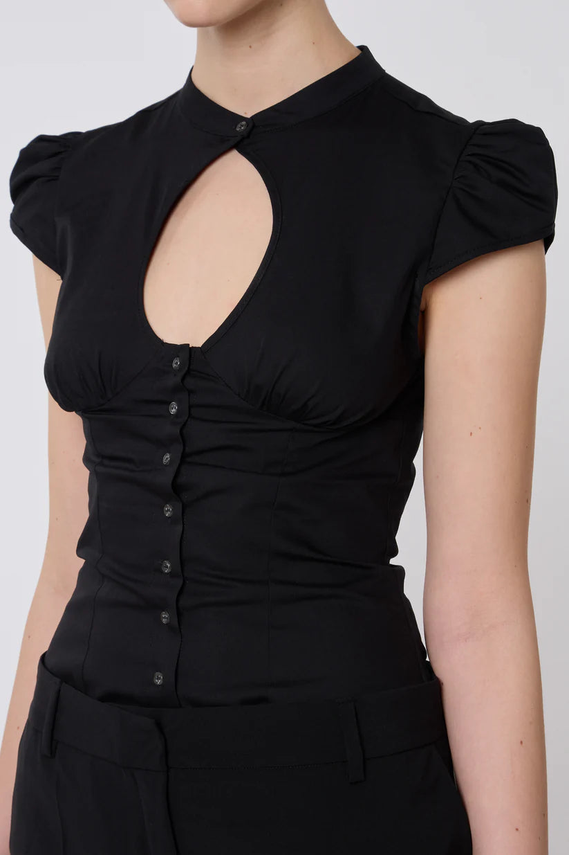 Catheclisma Berta Top // Black