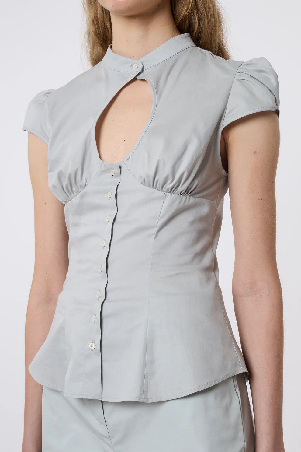 Catheclisma Berta Top // Pearl